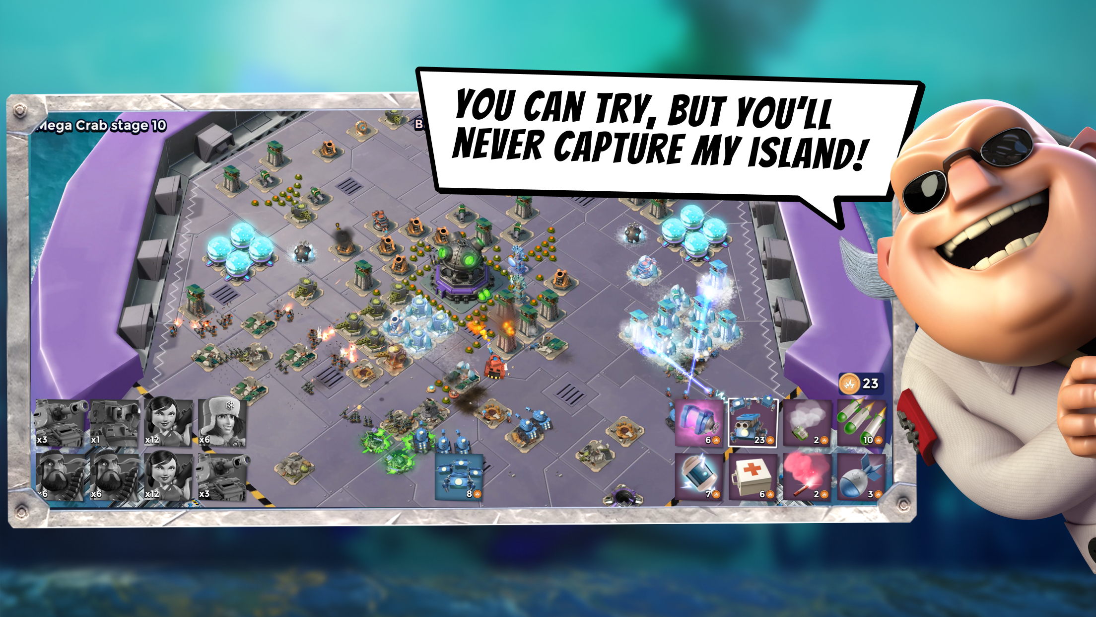 اسکرین شات بازی بوم بیچ (boom beach) 5