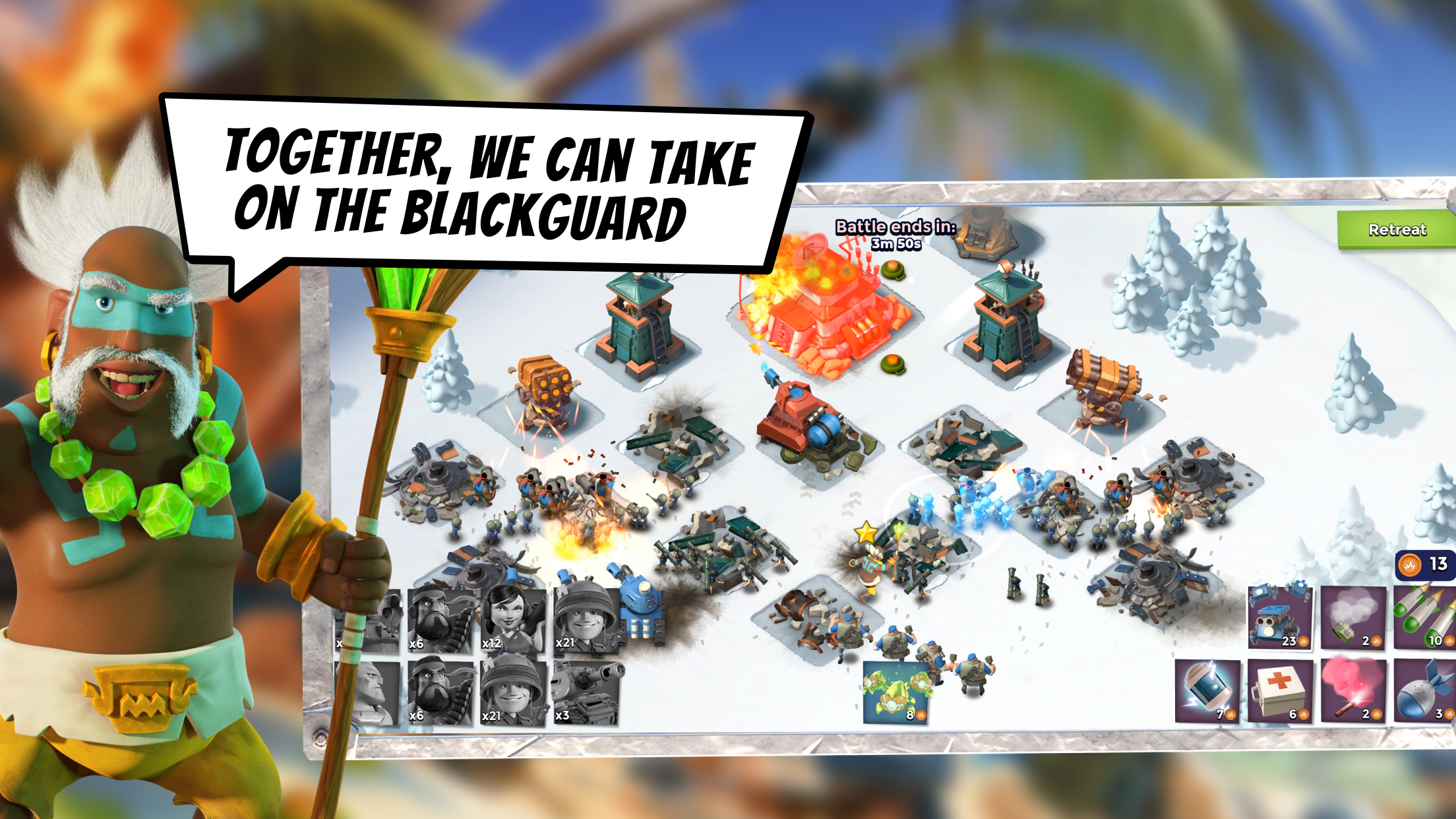 اسکرین شات بازی بوم بیچ (boom beach) 3