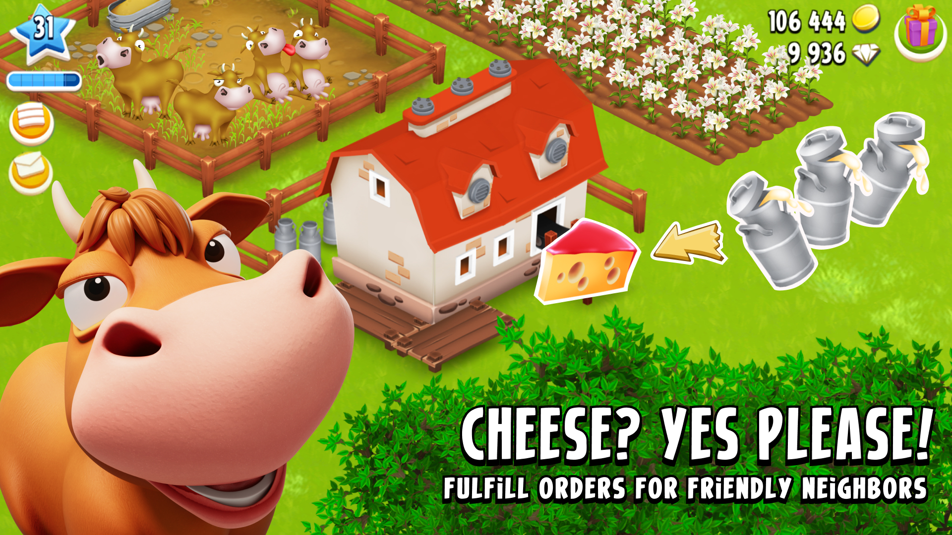 اسکرین شات 5 بازی hay day (هی دی)