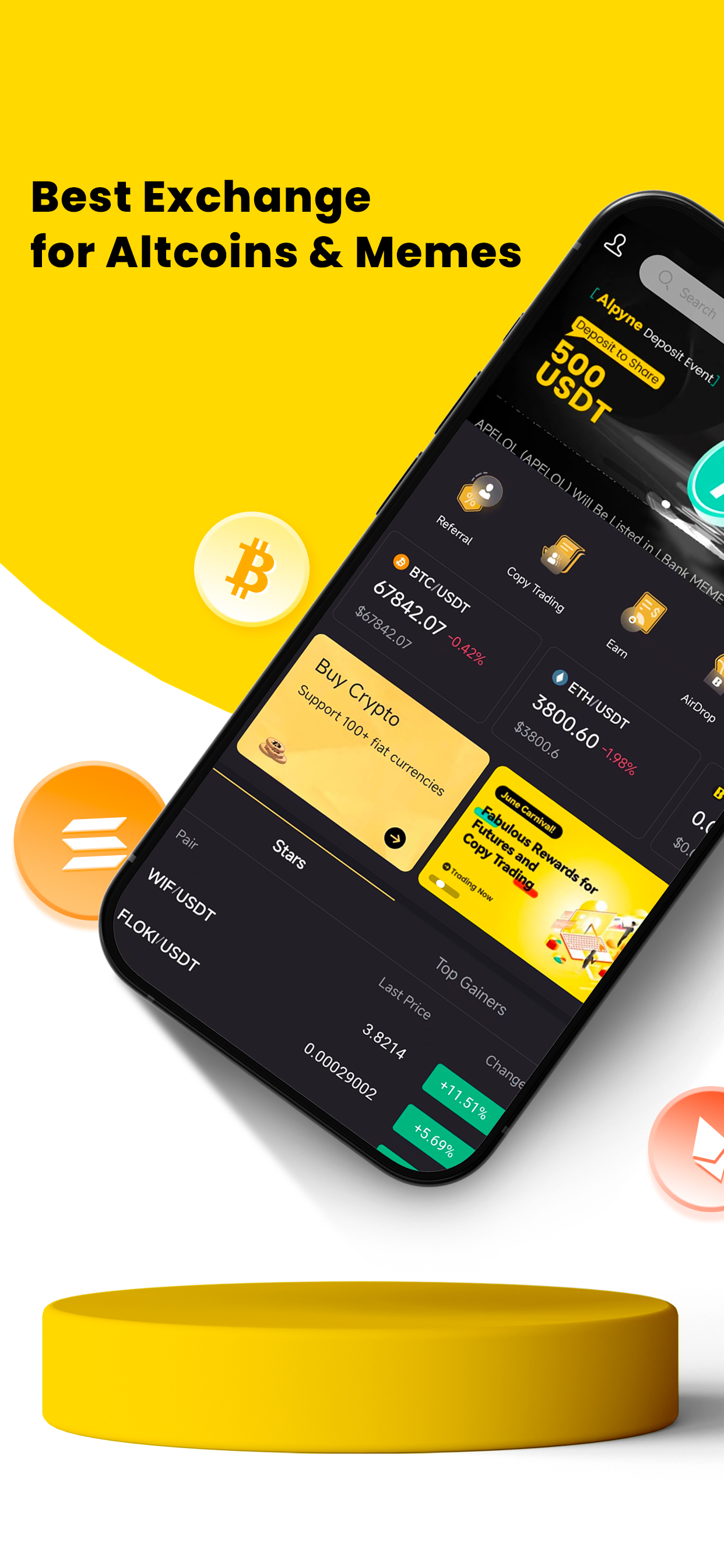 اسکرین شات 2 برنامه LBank - Buy Bitcoin & Crypto