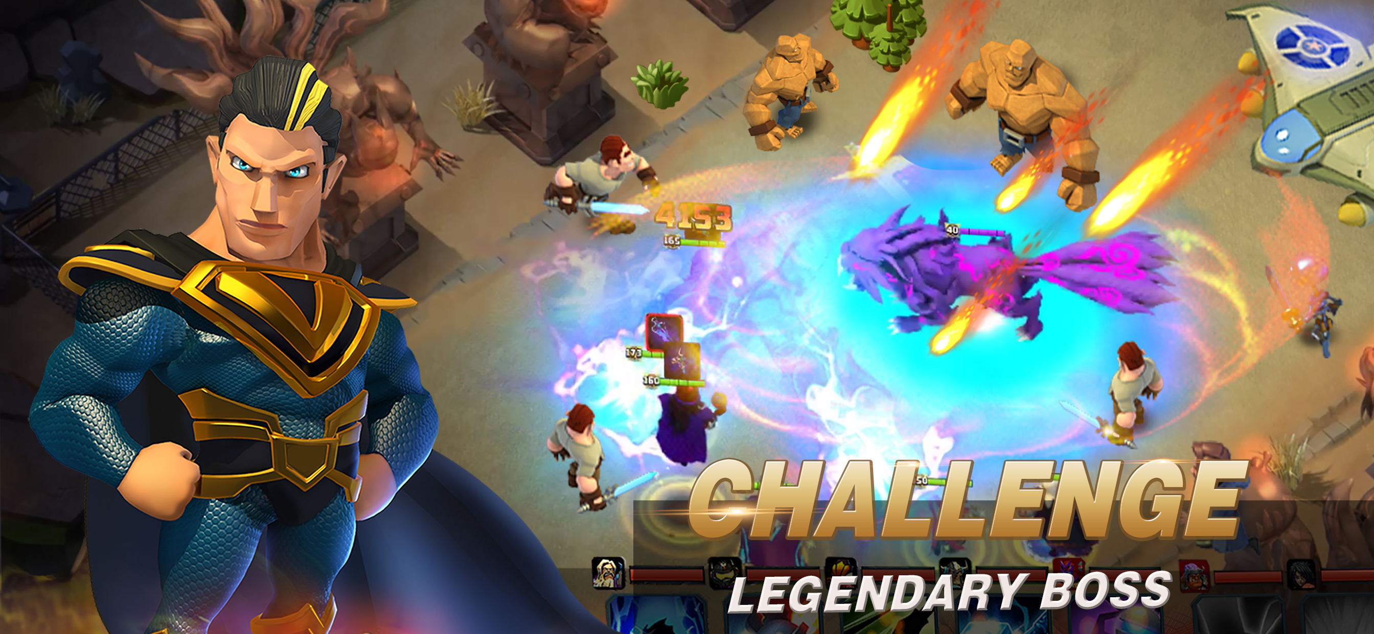 اسکرین شات 4 بازی Clash of Legends:Heroes Mobile