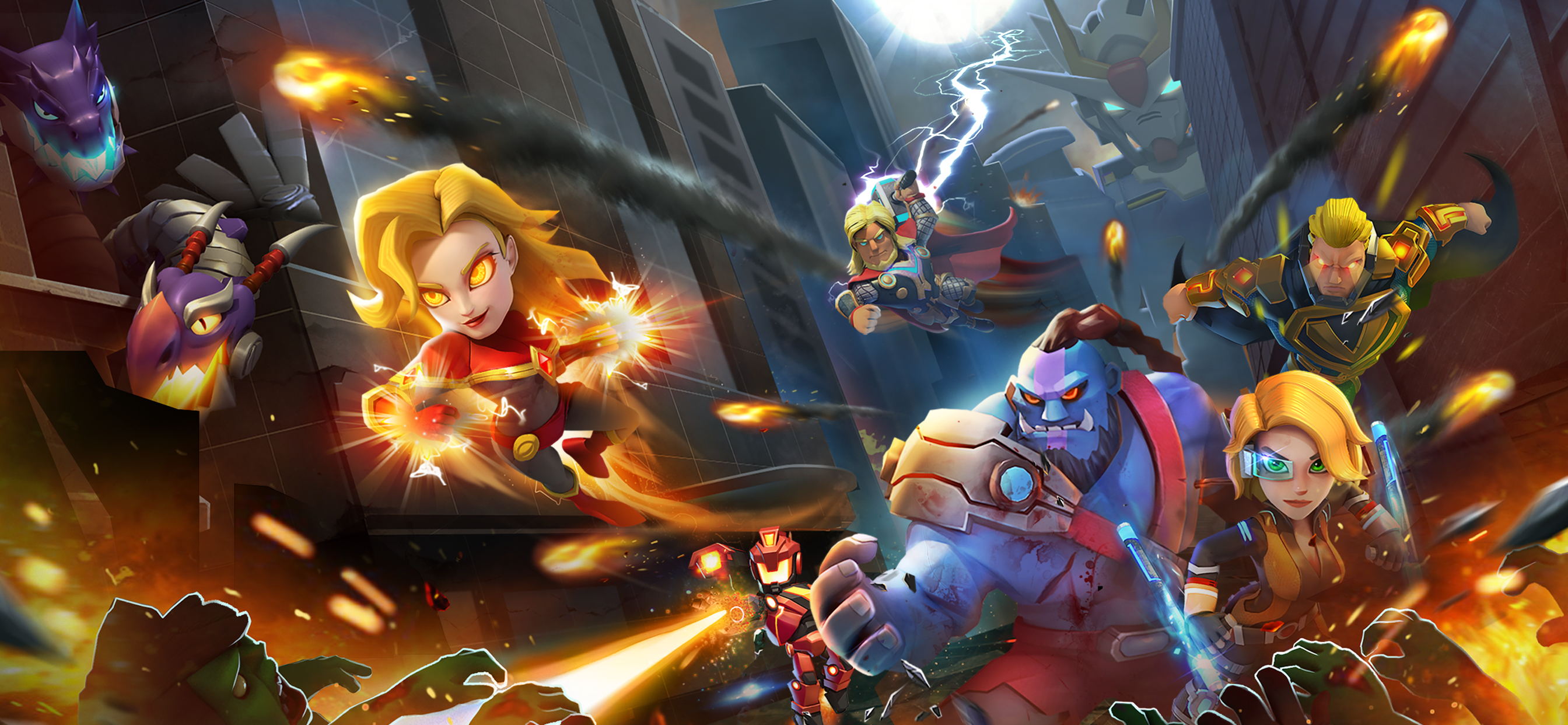 اسکرین شات 1 بازی Clash of Legends:Heroes Mobile