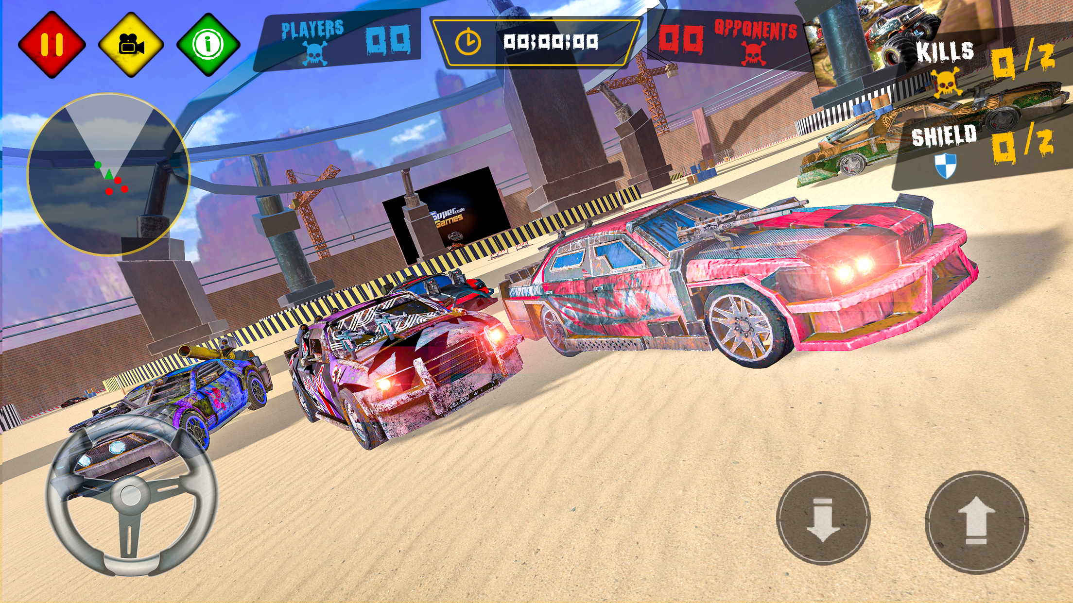 اسکرین شات 4 بازی Demolition Derby: Crash Racing