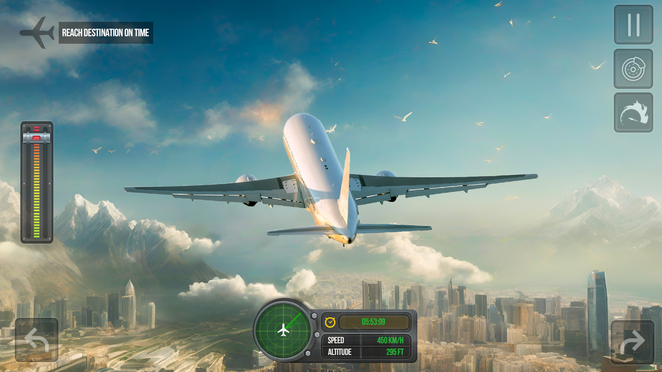 اسکرین شات 1 برنامه Flight Simulator - Plane Games