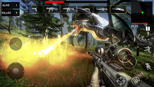 اسکرین شات 1 بازی Dragon Hunter 2019 - Real Dragon Games For Free