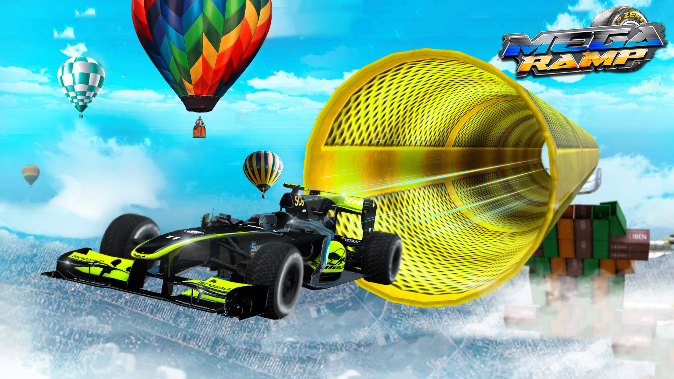 اسکرین شات 6 برنامه Mega Ramp - Formula Car Racing