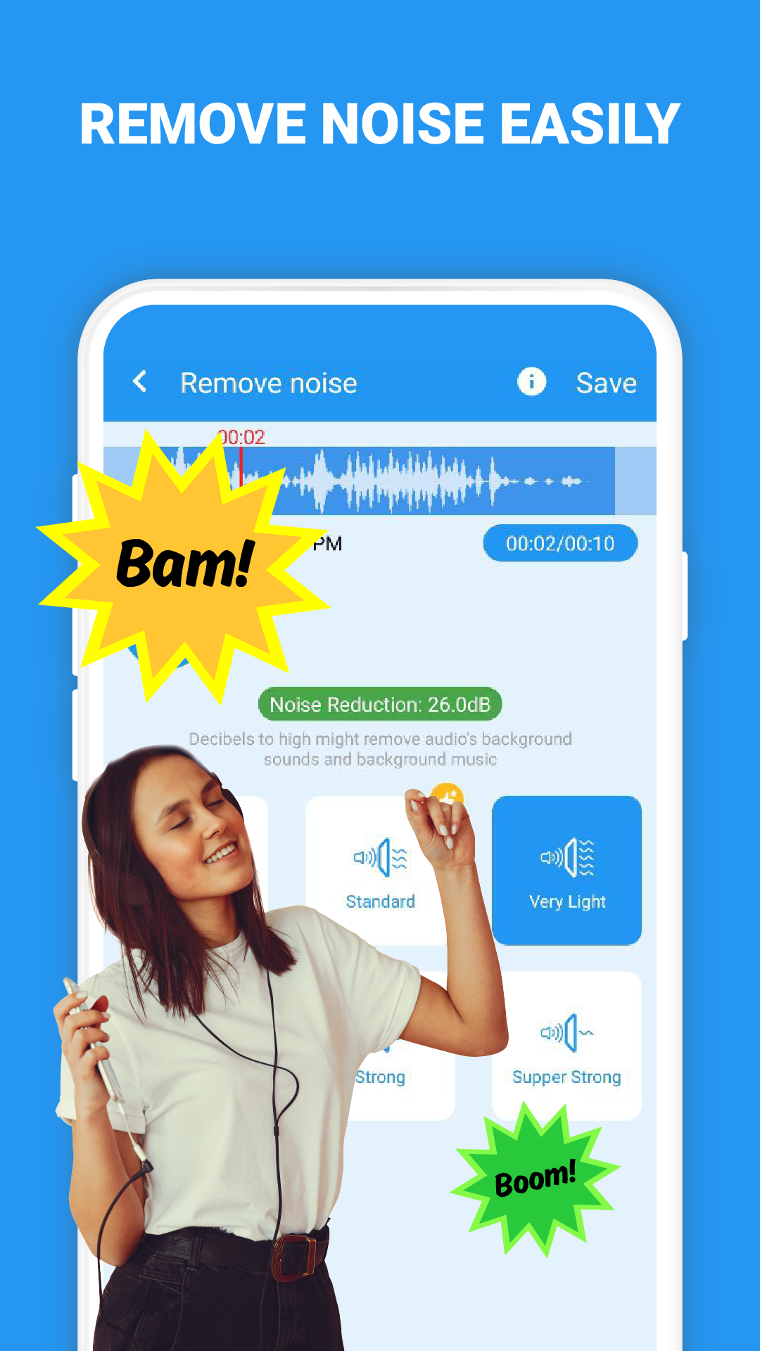 اسکرین شات برنامه Voice Changer - Audio Effects 7