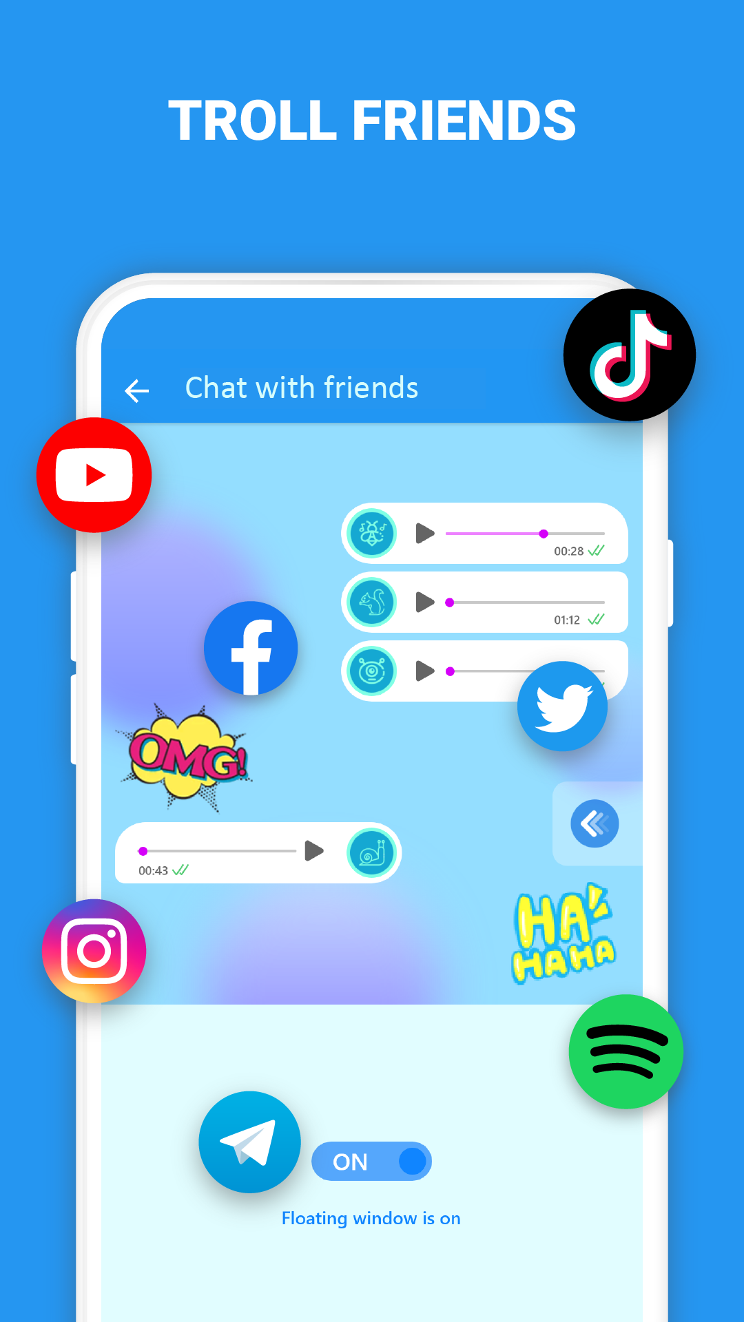 اسکرین شات برنامه Voice Changer - Audio Effects 6