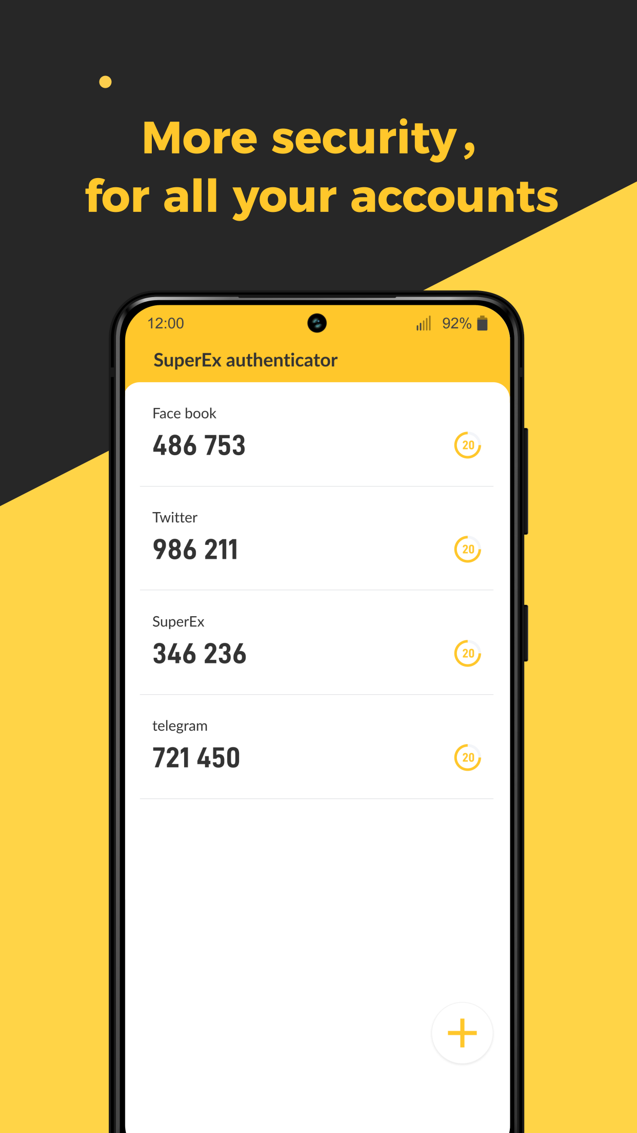 اسکرین شات 5 برنامه SuperEx Authenticator