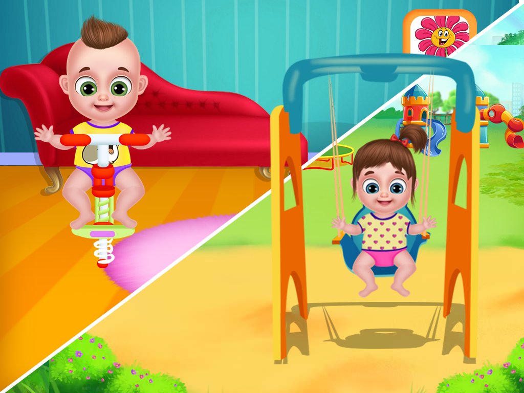 اسکرین شات 4 بازی Twins babysitter daycare games