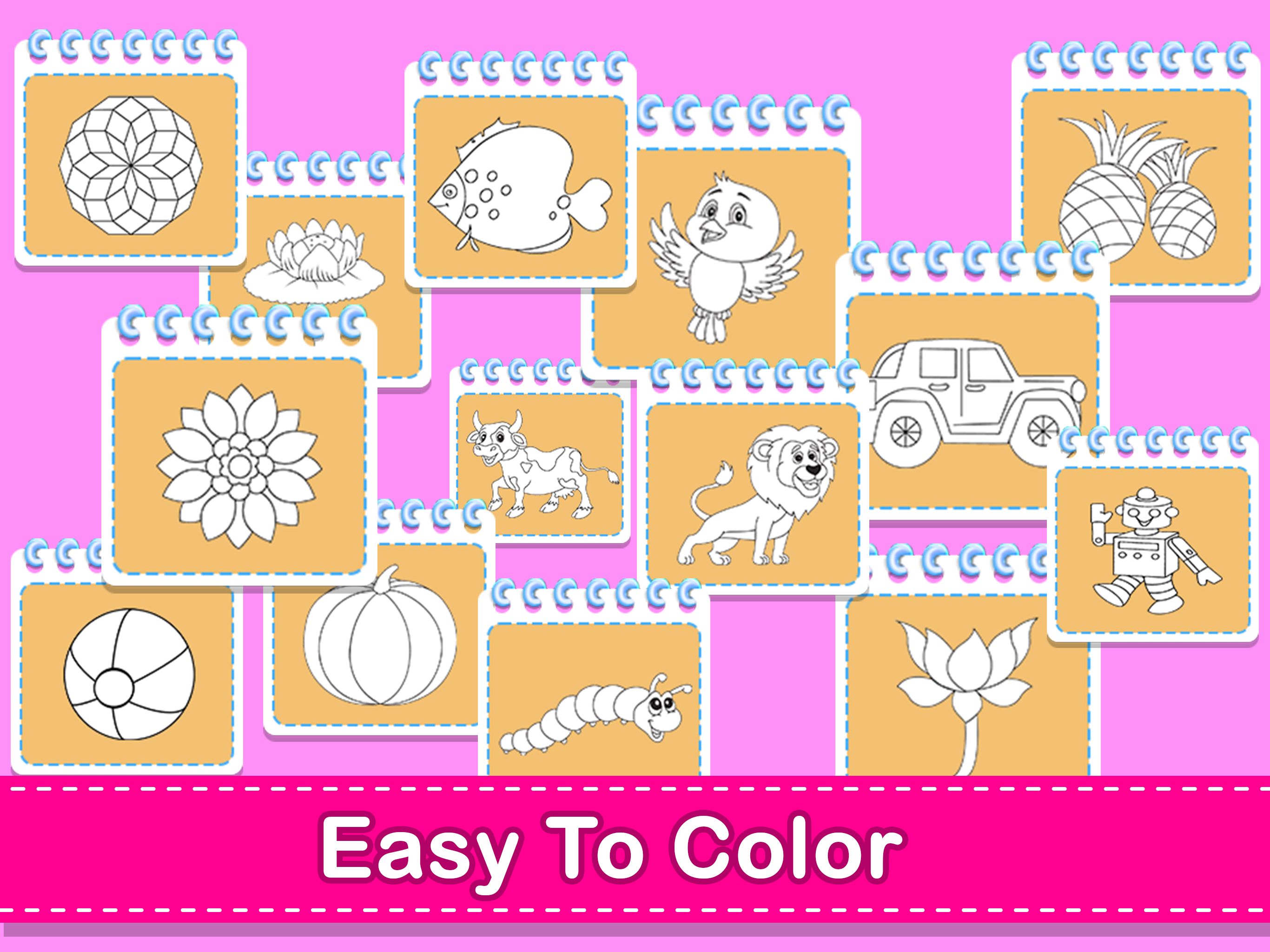 اسکرین شات 5 بازی Coloring Games: Color & Paint