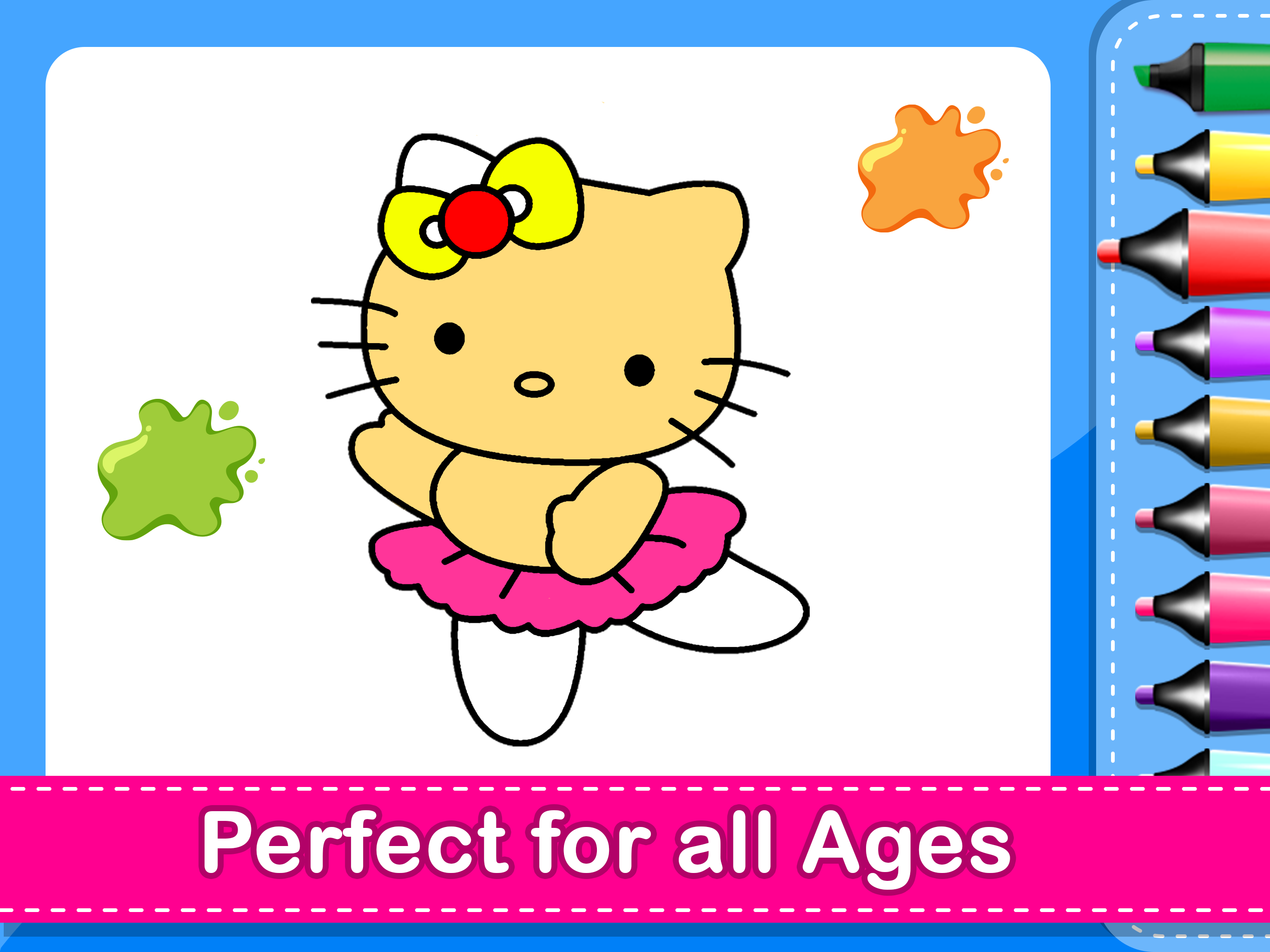 اسکرین شات 2 بازی Coloring Games: Color & Paint