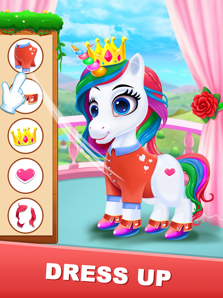 اسکرین شات 1 بازی Unicorn Pony Dressup Spa Salon