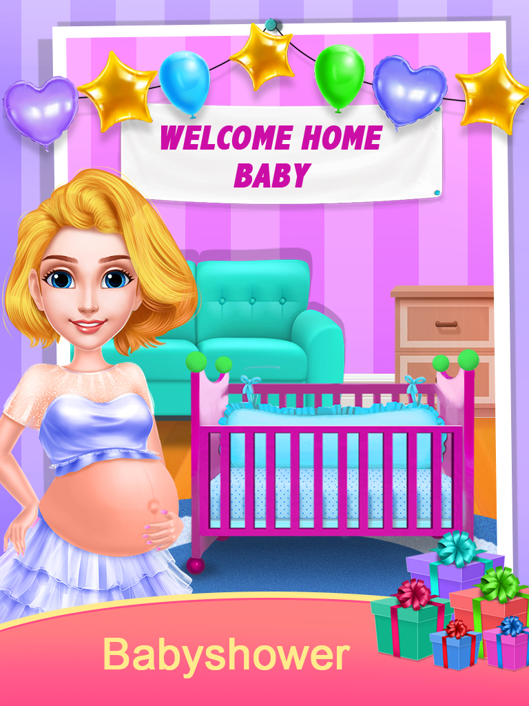اسکرین شات 4 بازی Pregnant Mommy Salon Makeover