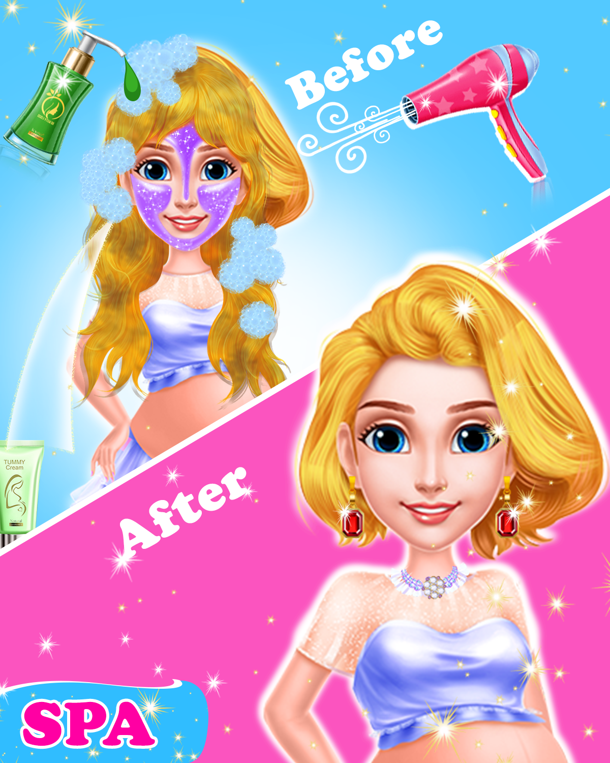 اسکرین شات 8 بازی Pregnant Mommy Salon Makeover