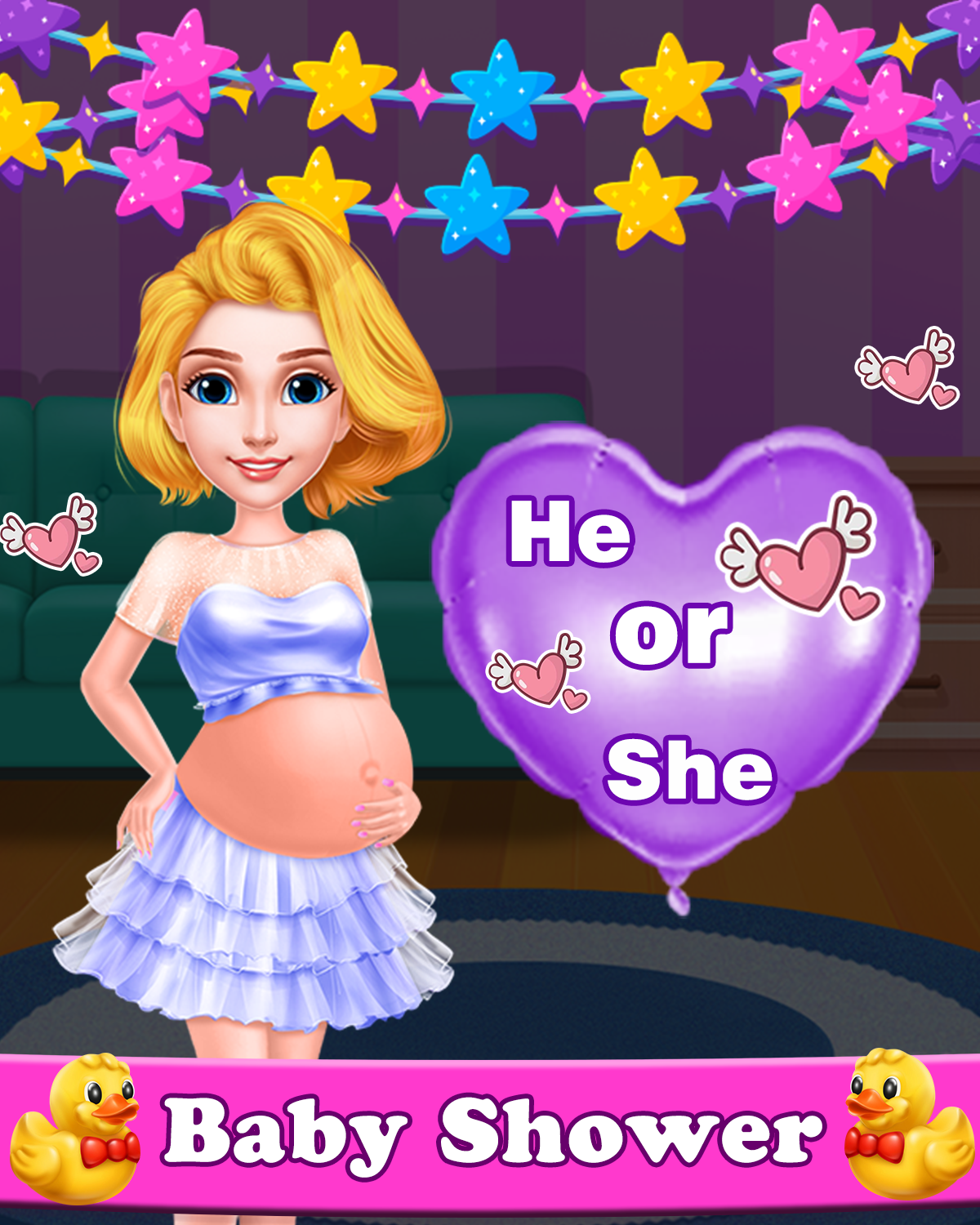 اسکرین شات 5 بازی Pregnant Mommy Salon Makeover