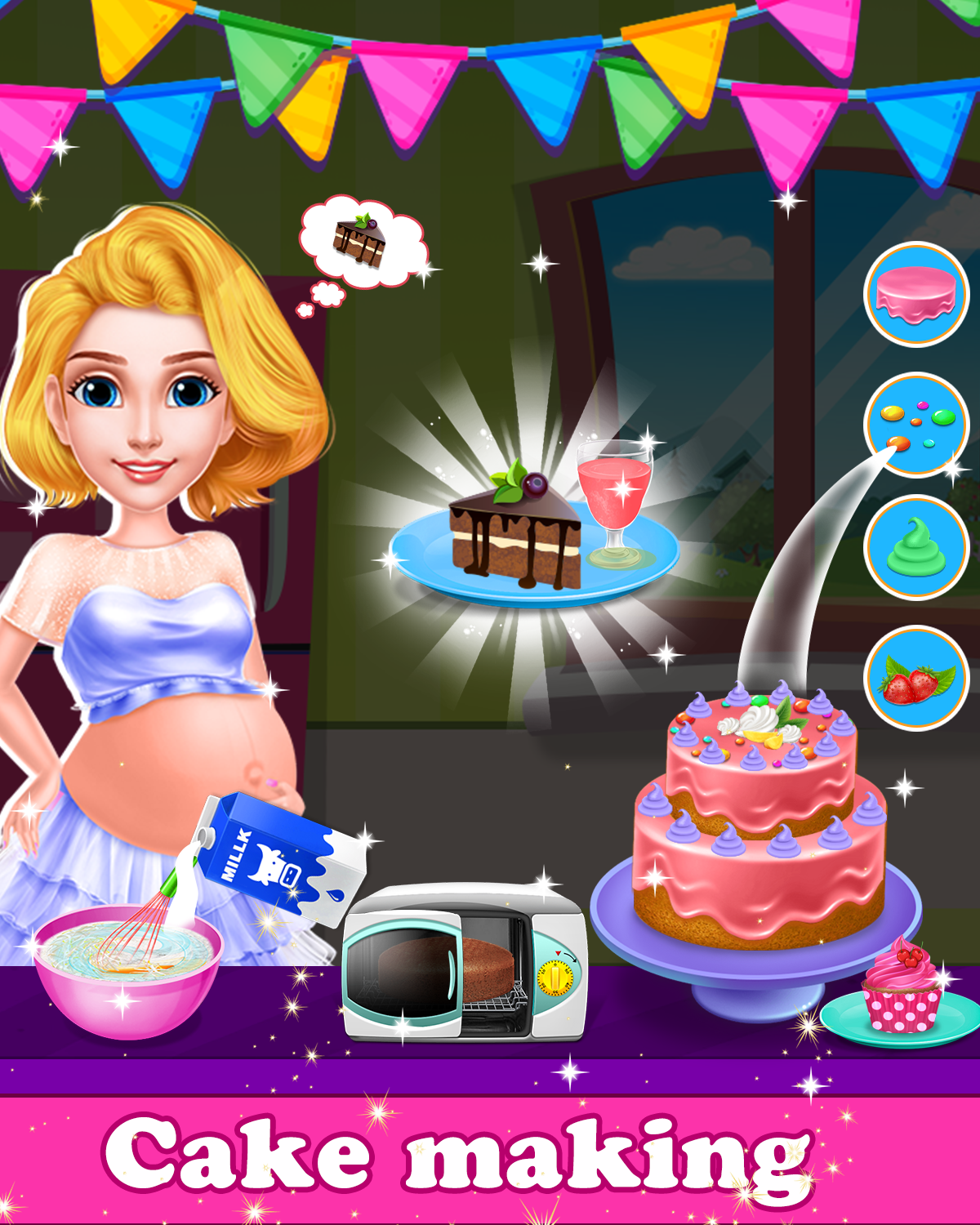 اسکرین شات 6 بازی Pregnant Mommy Salon Makeover