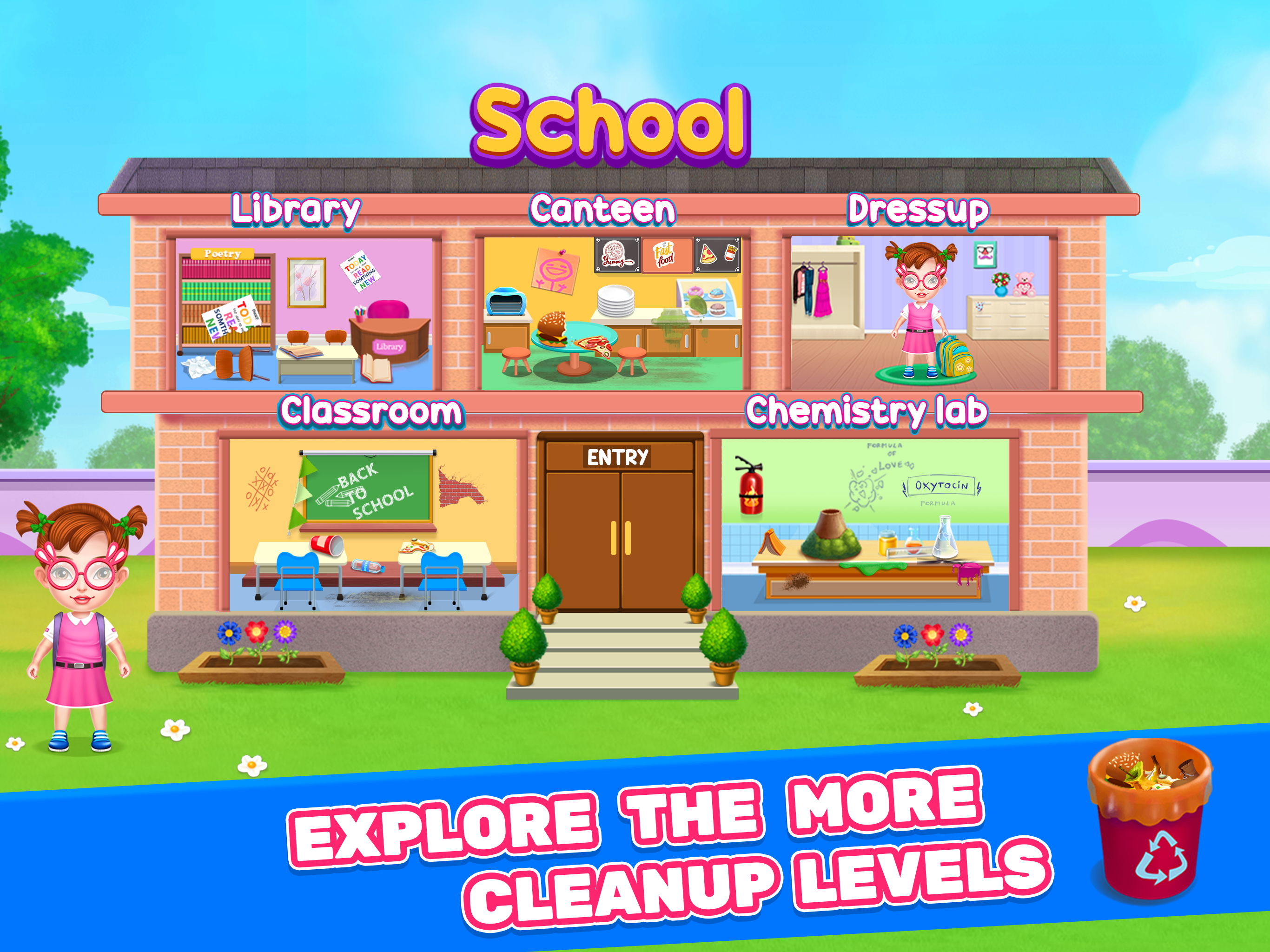 اسکرین شات 1 بازی Keep Your City Clean Game