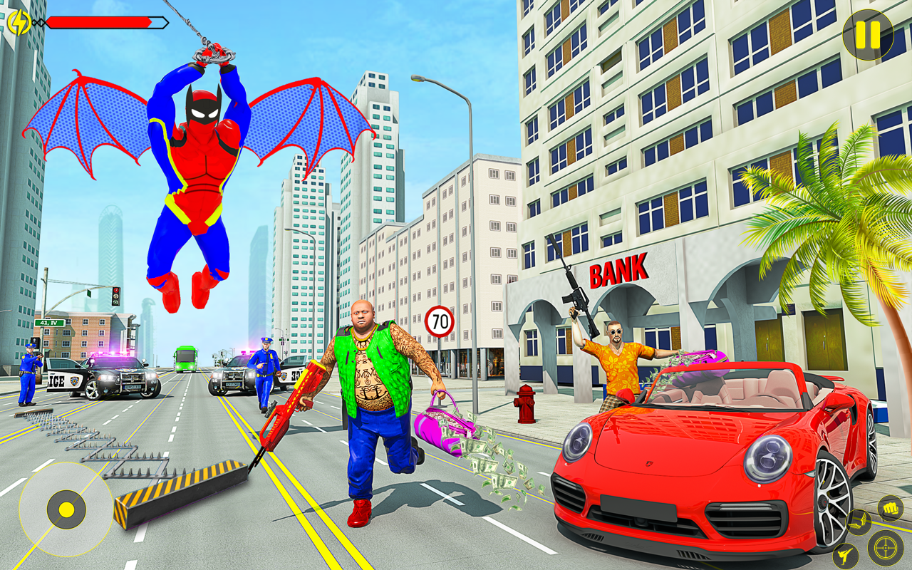 اسکرین شات 5 بازی Flying Spider Hero: Rope Hero