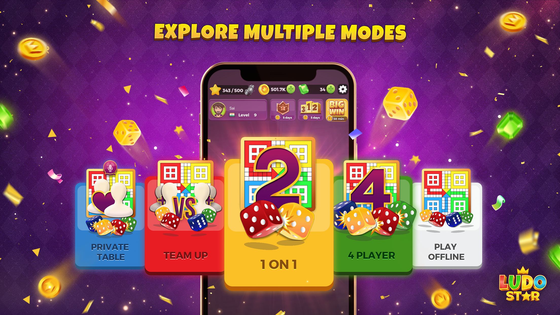 اسکرین شات 7 بازی Ludo STAR: Online Dice Game