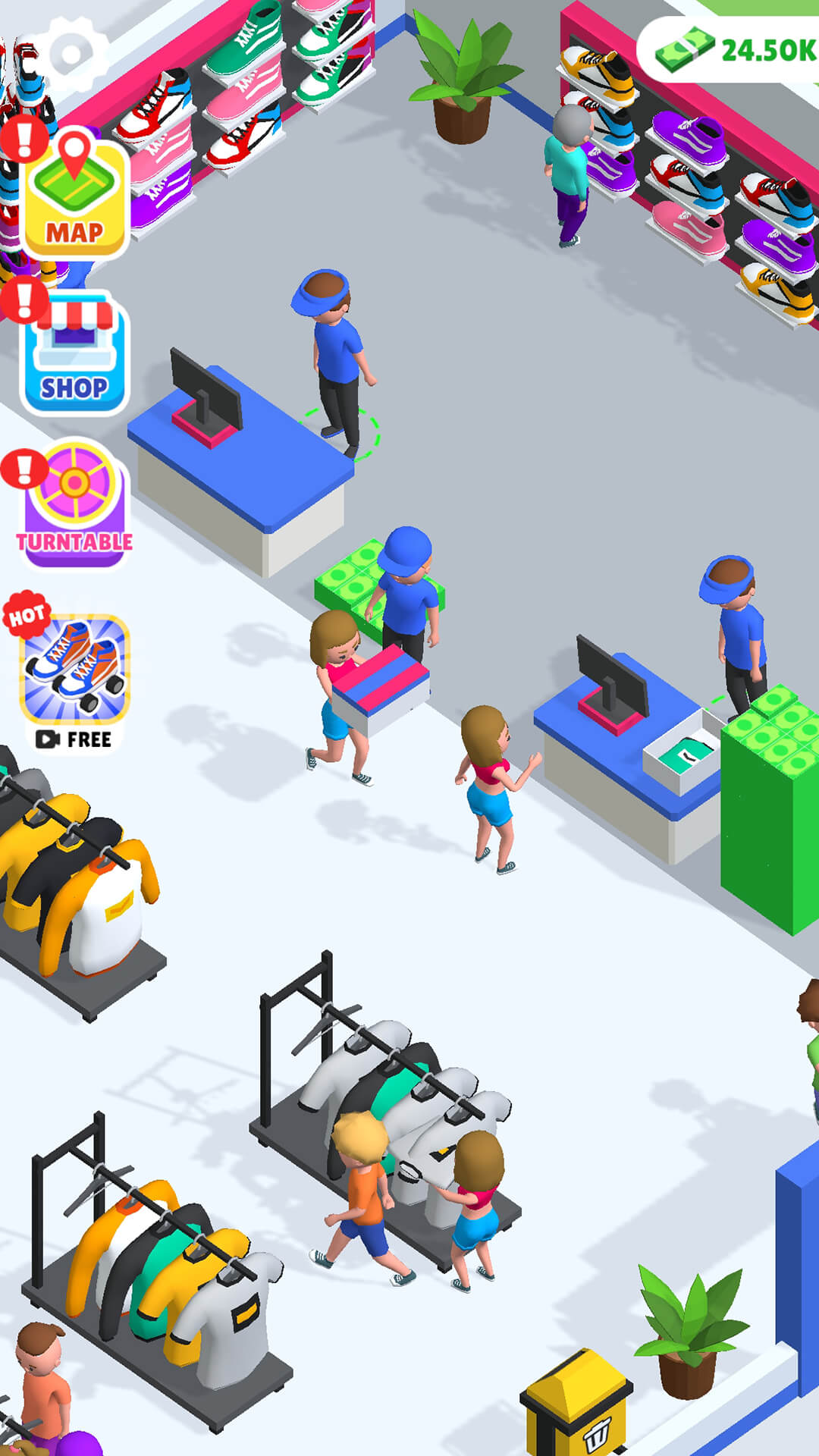 اسکرین شات 1 بازی Go Clothing Rush