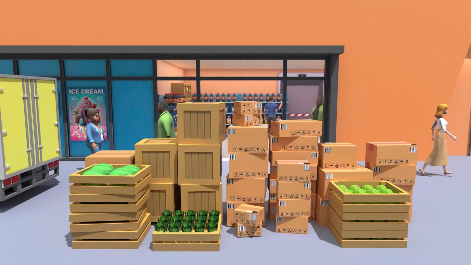اسکرین شات 2 بازی Supermarket Tycoon 3D