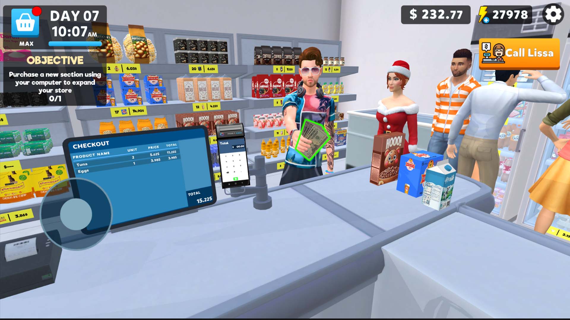 اسکرین شات 3 بازی Supermarket Simulator Game 3D