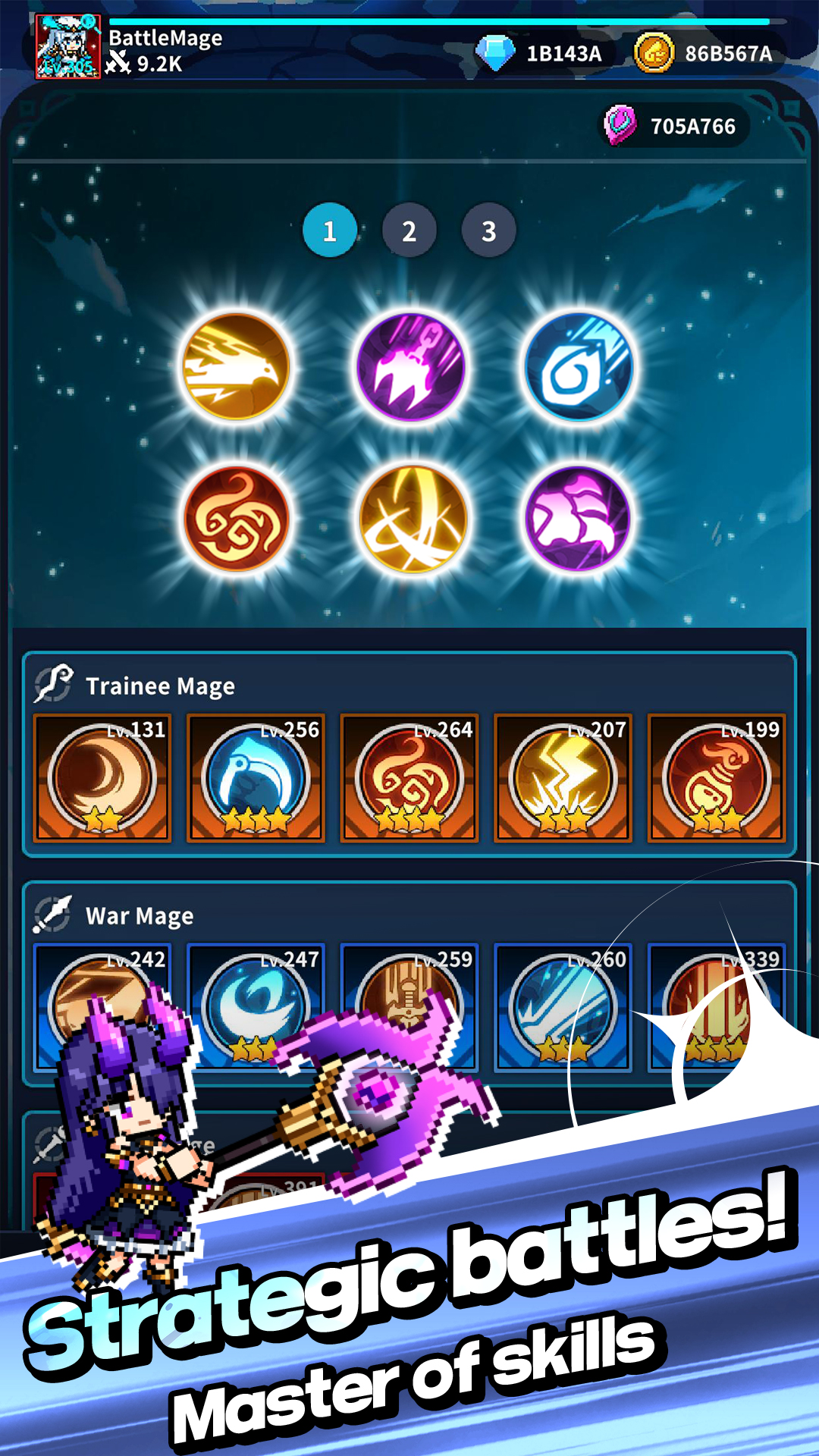 اسکرین شات 4 بازی Battlemage Idle