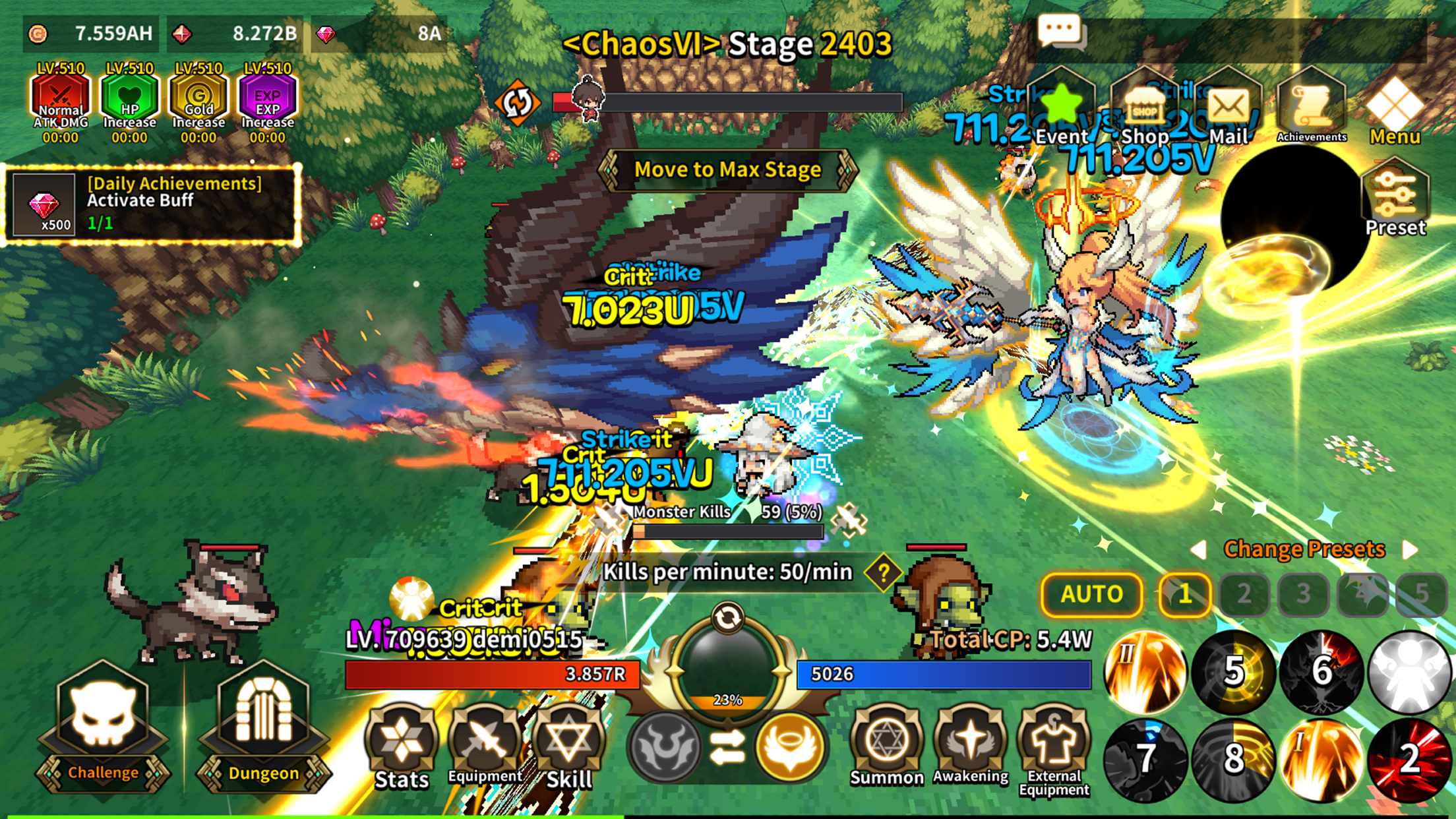 اسکرین شات 8 بازی Demigod Idle: Rise of a legend