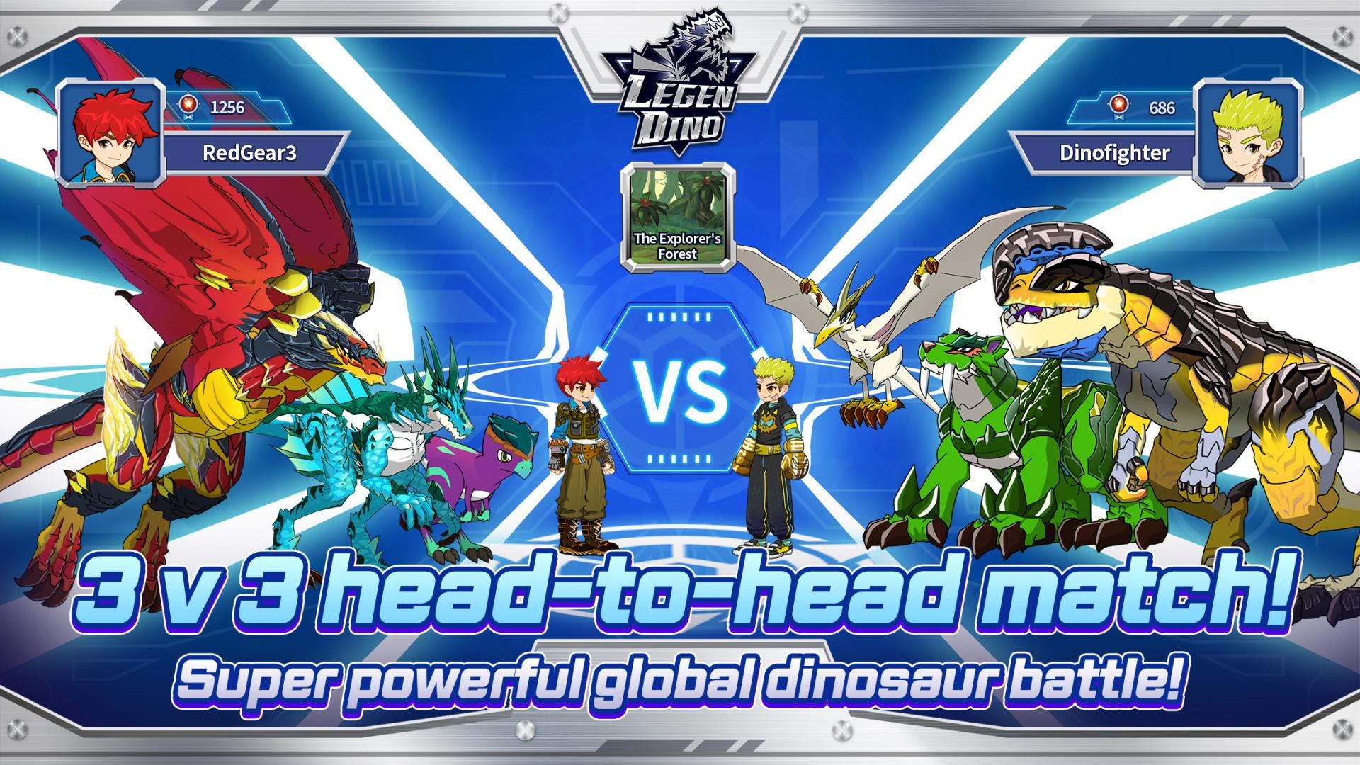 اسکرین شات 3 بازی Legendino: Dinosaur Battle