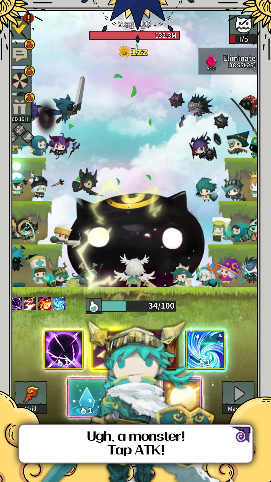 اسکرین شات 4 بازی Tap Dragon: Little Knight Luna