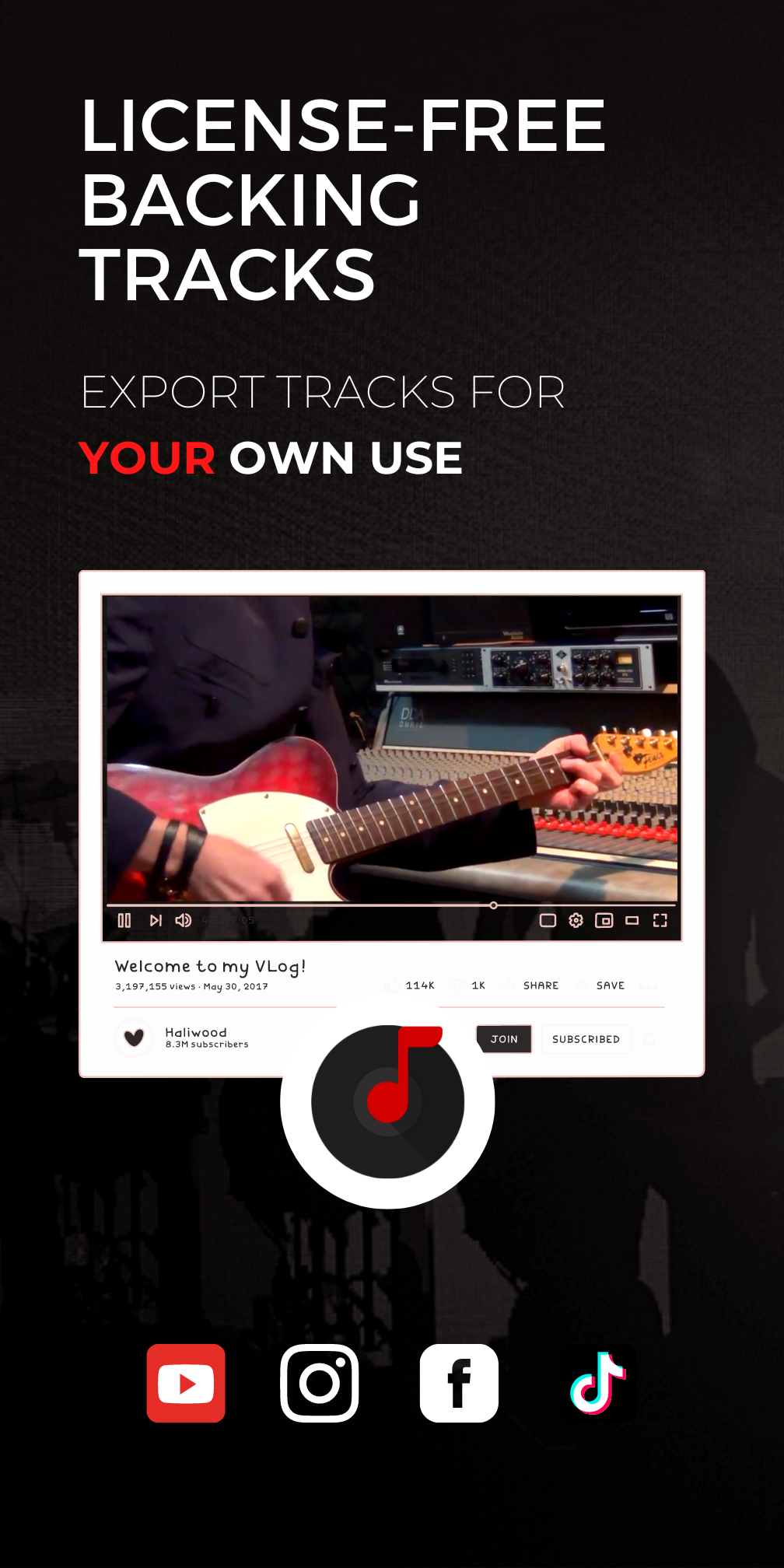 اسکرین شات 6 برنامه Backtrackit: Musicians Player