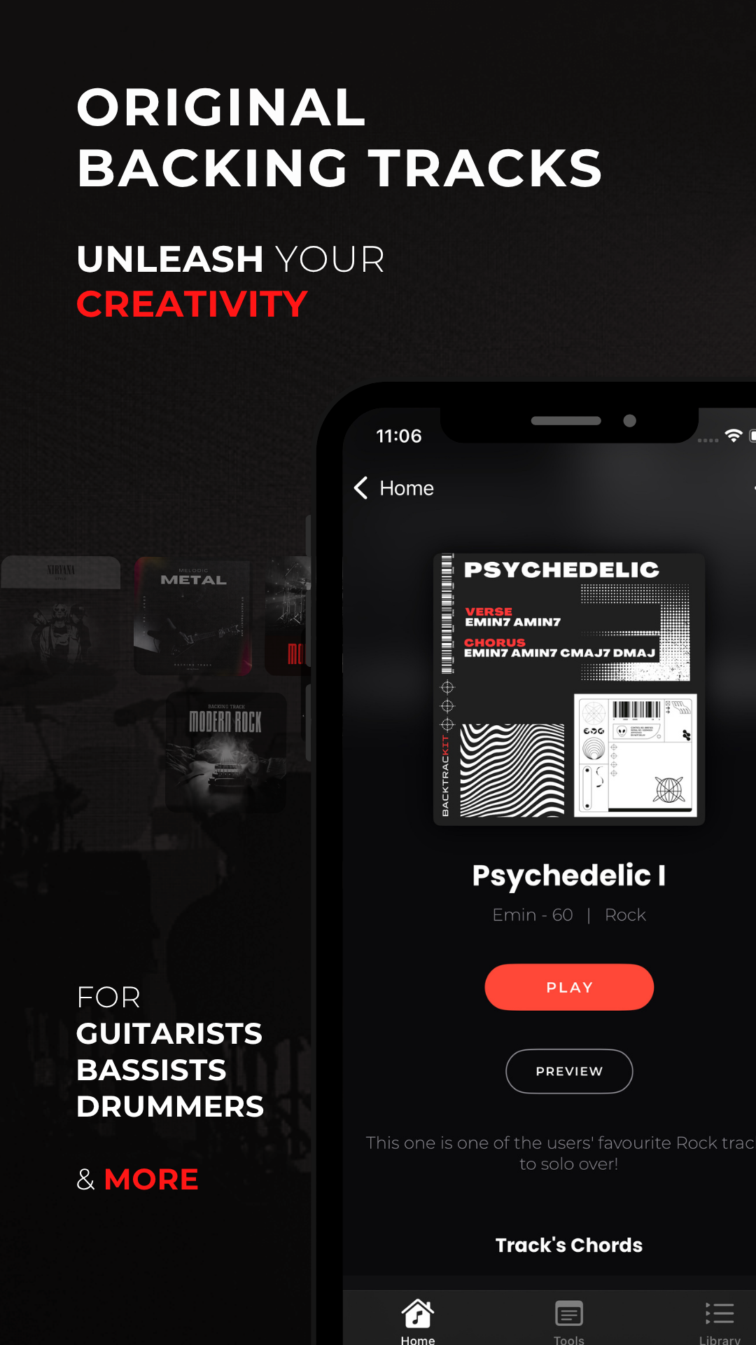 اسکرین شات 4 برنامه Backtrackit: Musicians Player