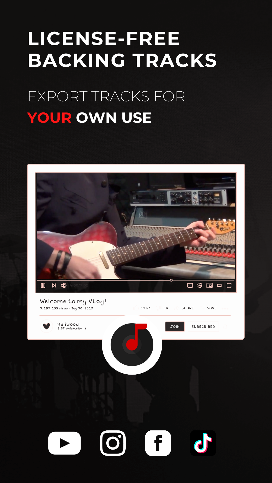 اسکرین شات 6 برنامه Backtrackit: Musicians Player