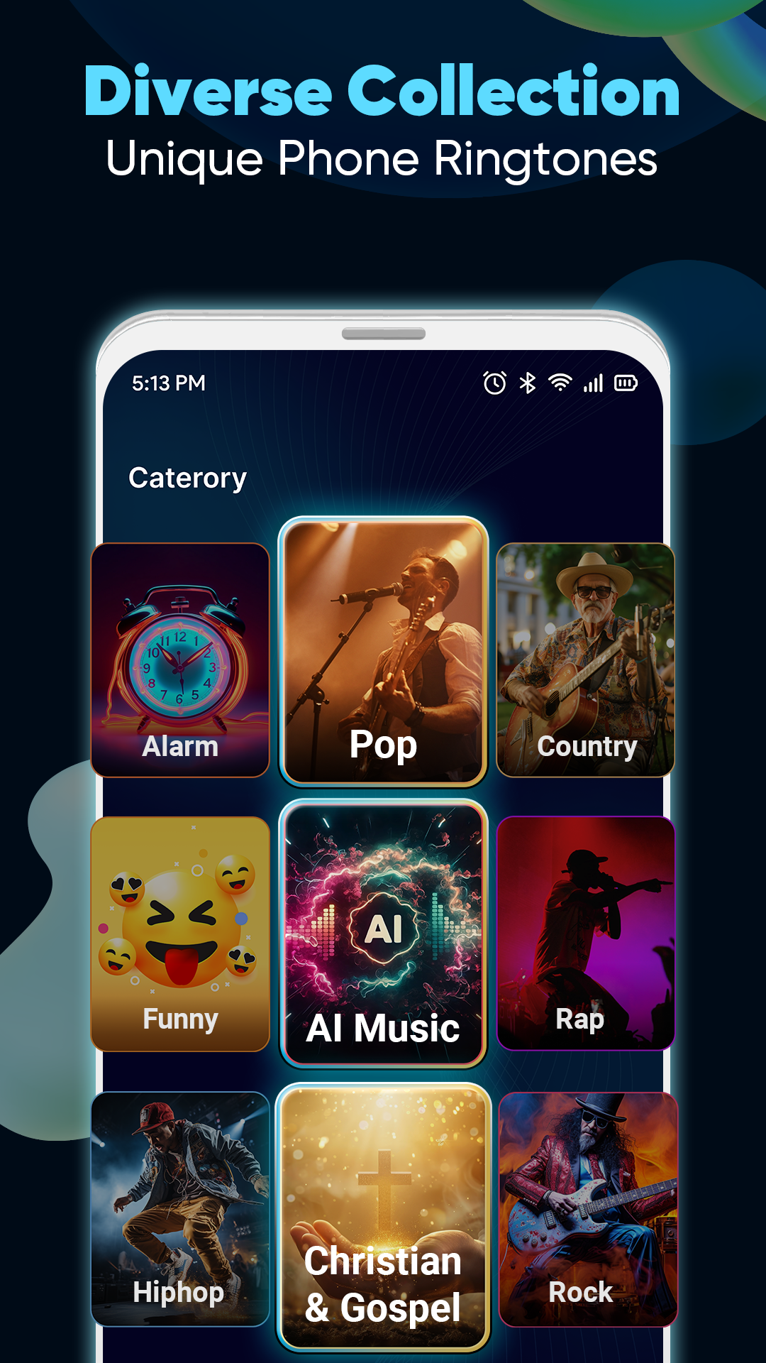 اسکرین شات 2 برنامه Phone Ringtones For Android