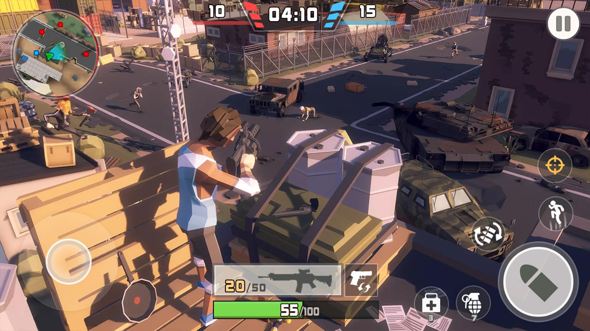 اسکرین شات 3 بازی Blaze Strike: Pixel Fury FPS