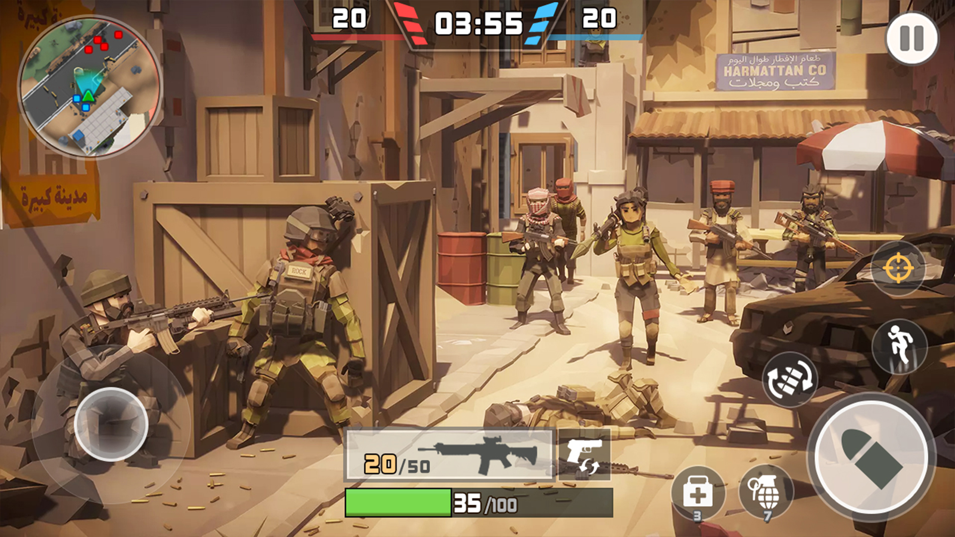 اسکرین شات 2 بازی Blaze Strike: Pixel Fury FPS