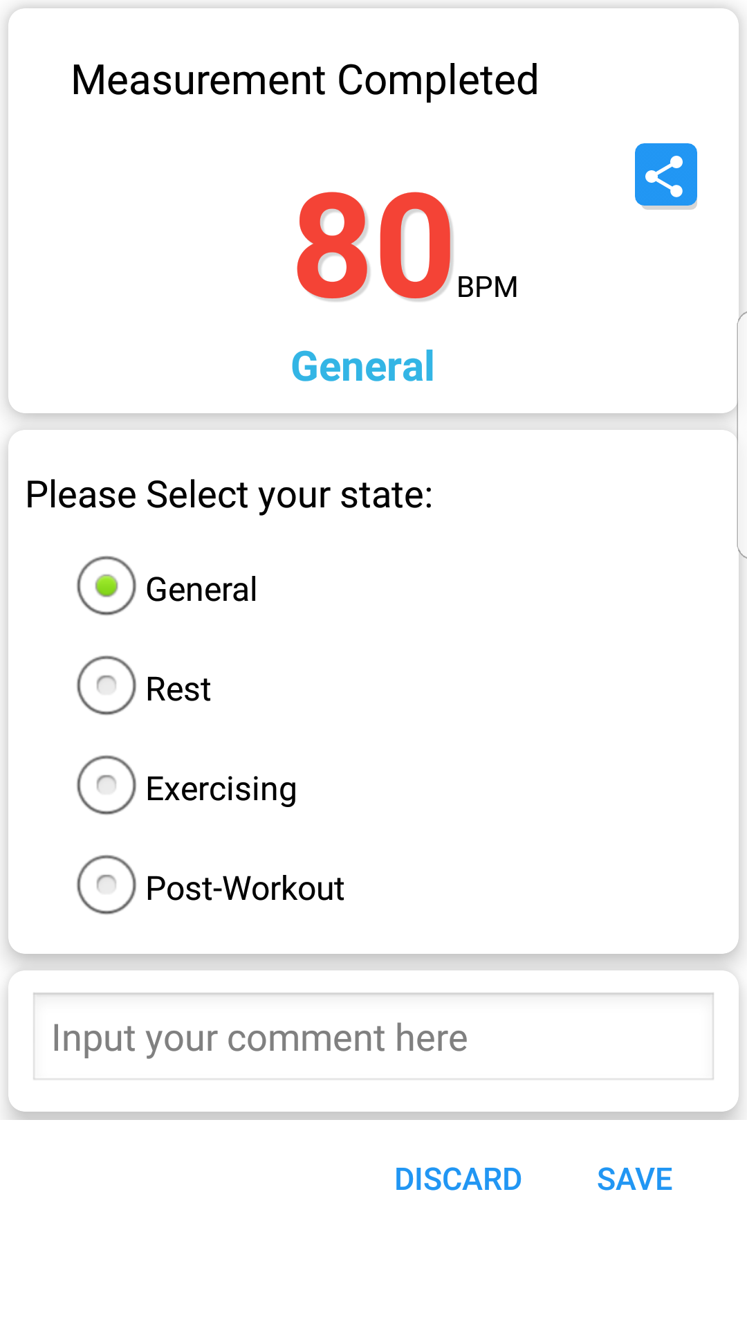 اسکرین شات 4 برنامه Heart Rate Monitor