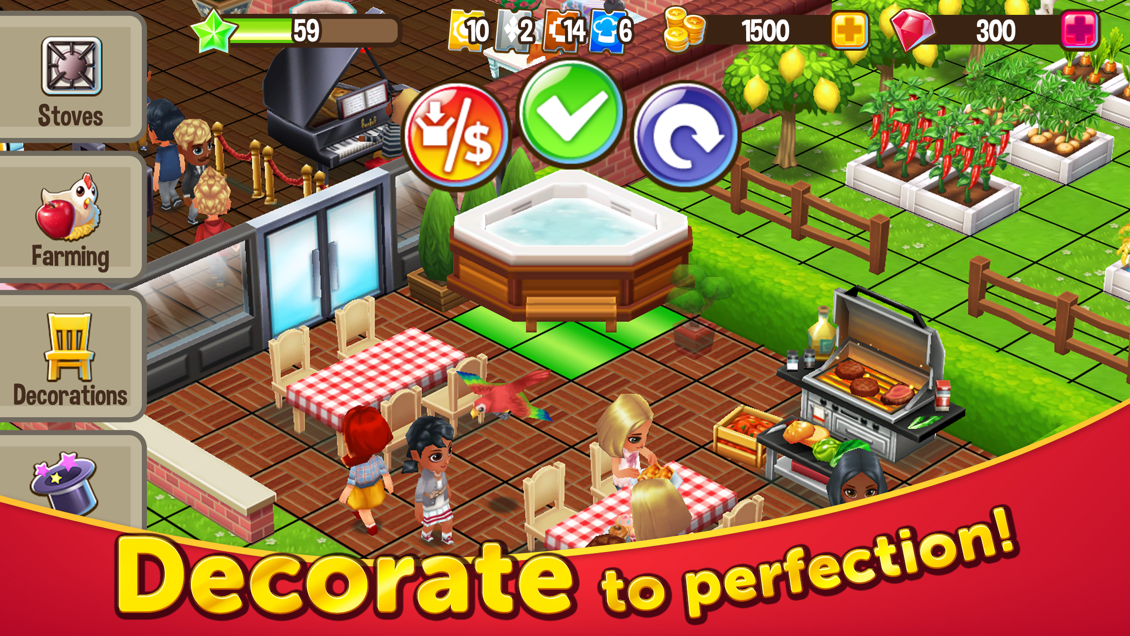 اسکرین شات 3 بازی Food Street - Restaurant Game