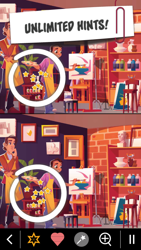 اسکرین شات 3 بازی Find the difference game