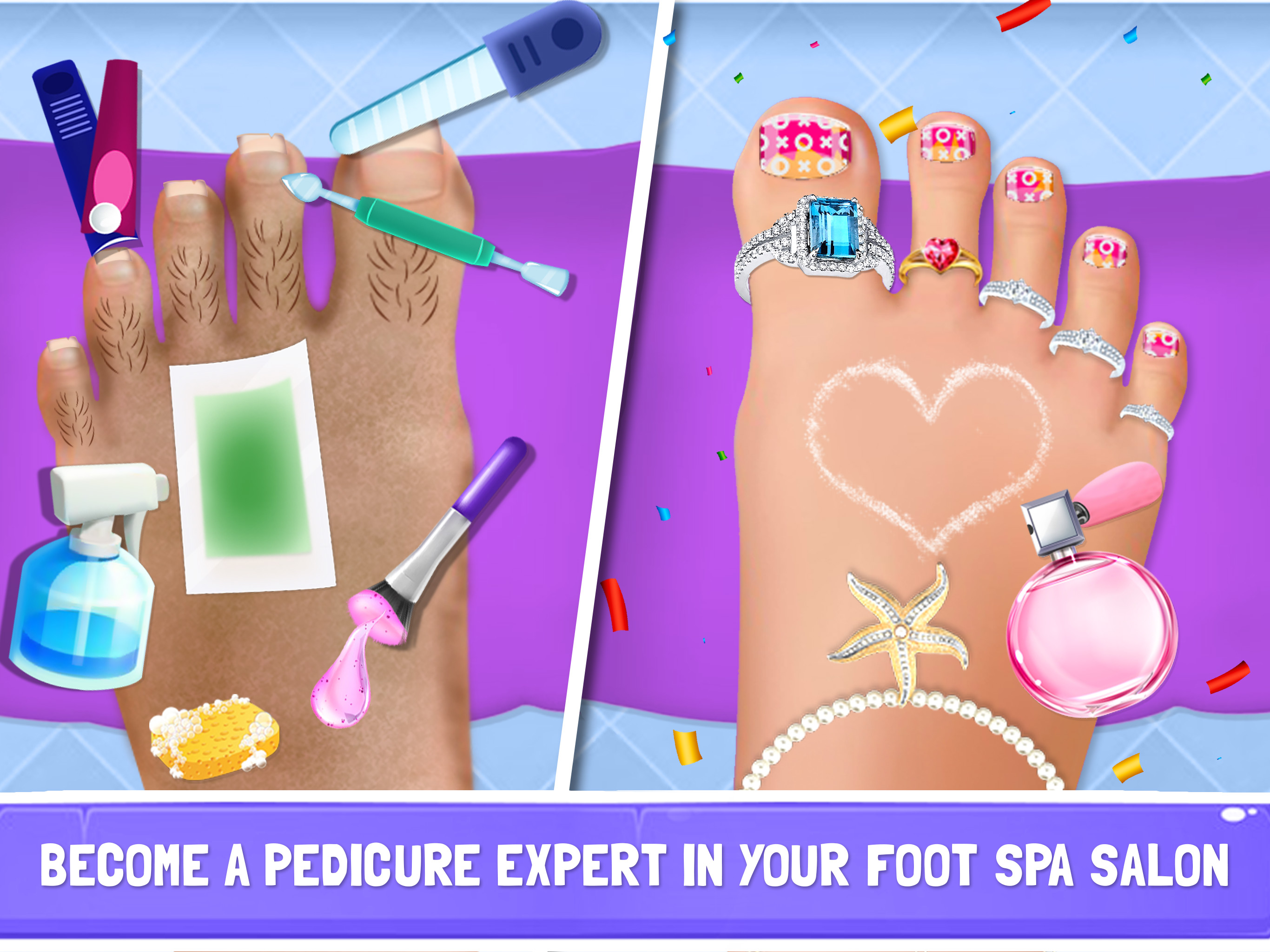اسکرین شات 1 بازی ASMR Foot Doctor Dash Hospital