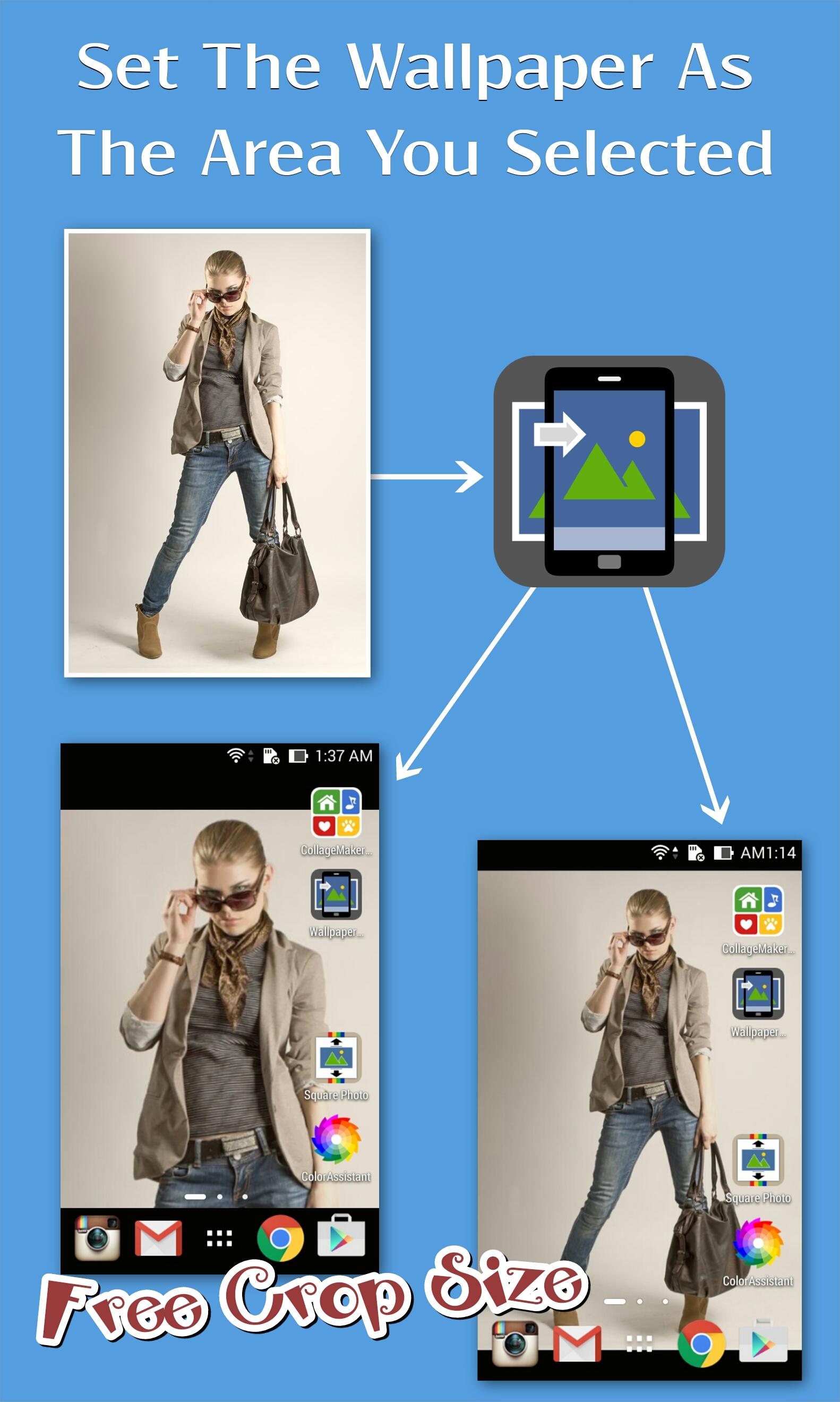 اسکرین شات 1 برنامه Wallpaper Setter