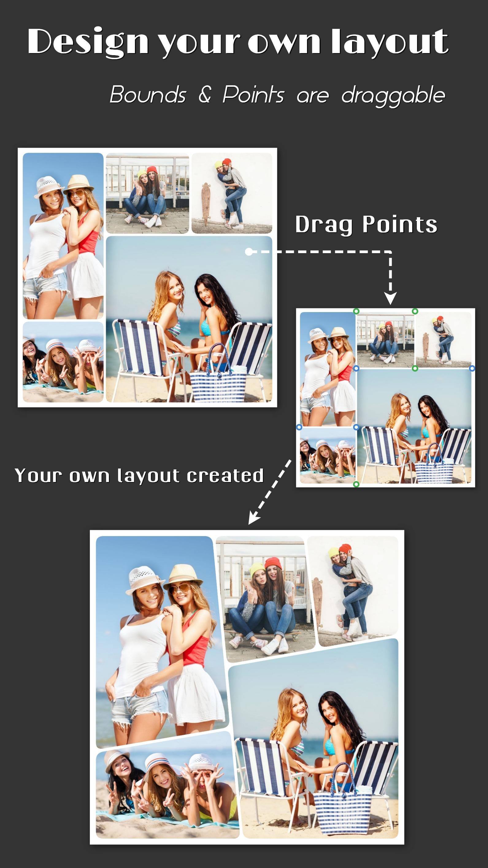 اسکرین شات 4 برنامه Collage Maker (Layout Grid) -