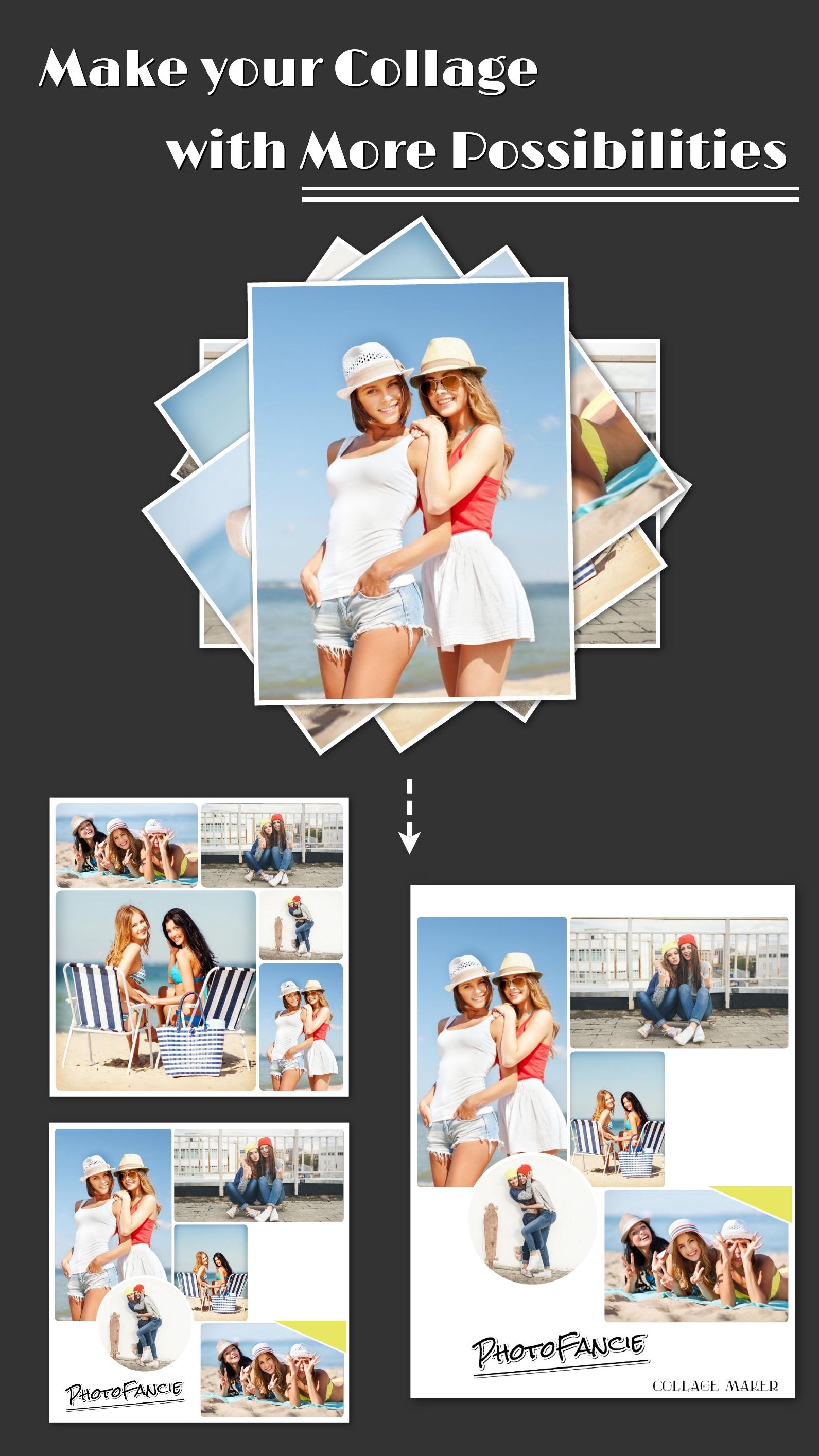 اسکرین شات 1 برنامه Collage Maker (Layout Grid) -