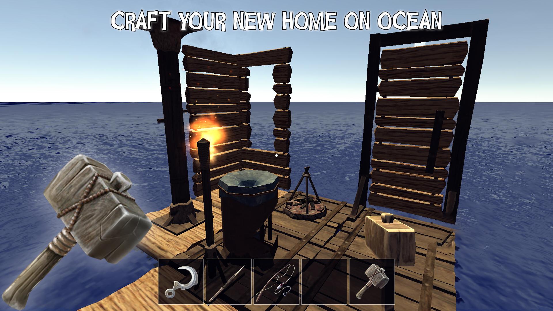 اسکرین شات 2 بازی Raft Survival Ark Simulator