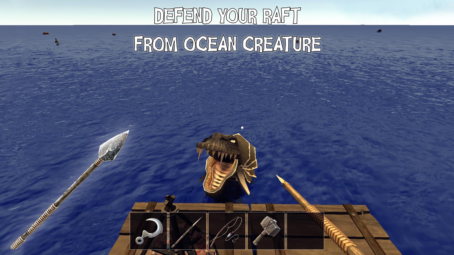 اسکرین شات 4 بازی Raft Survival Ark Simulator