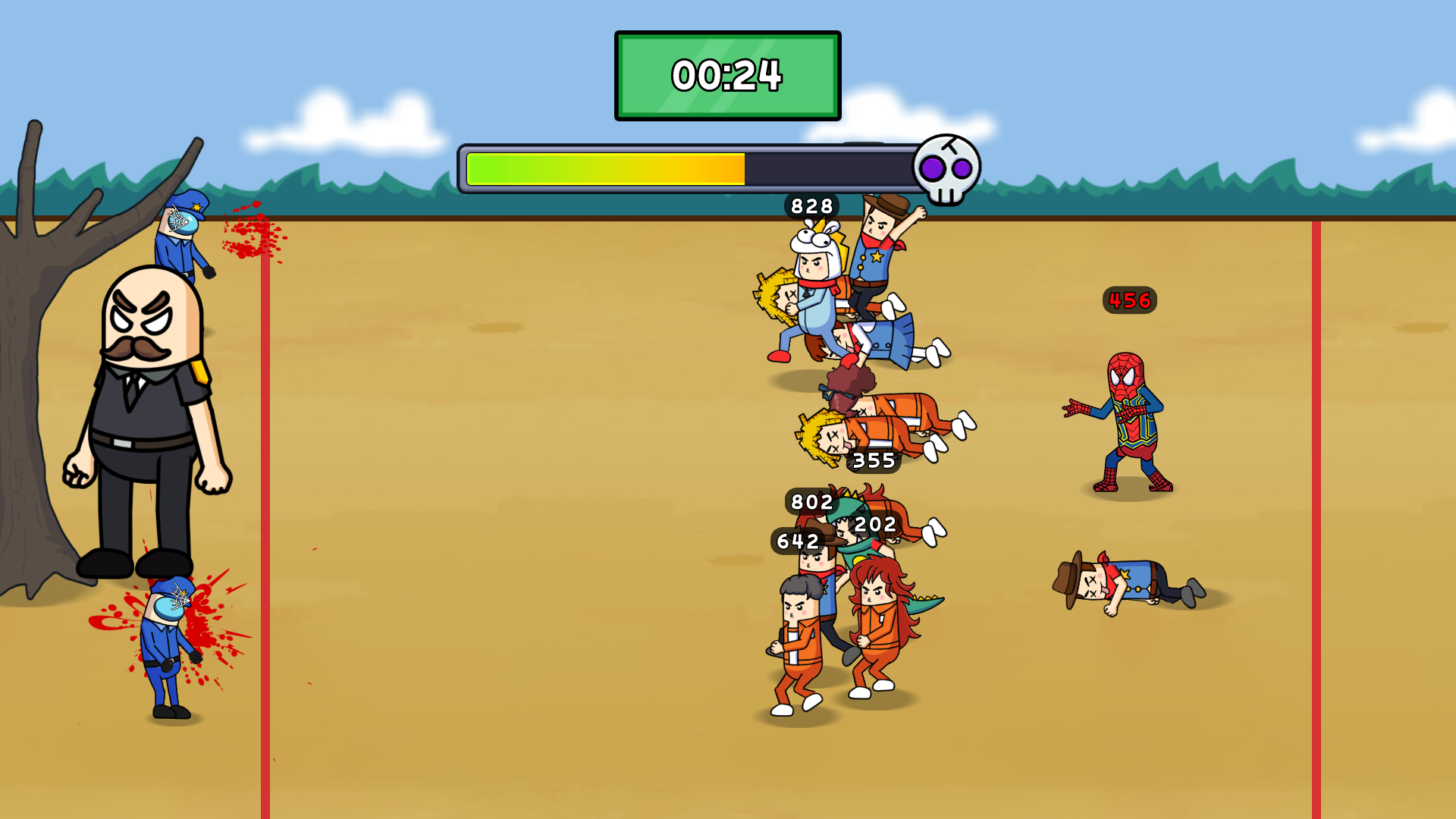 اسکرین شات 1 بازی Survival 456 With Super Hero