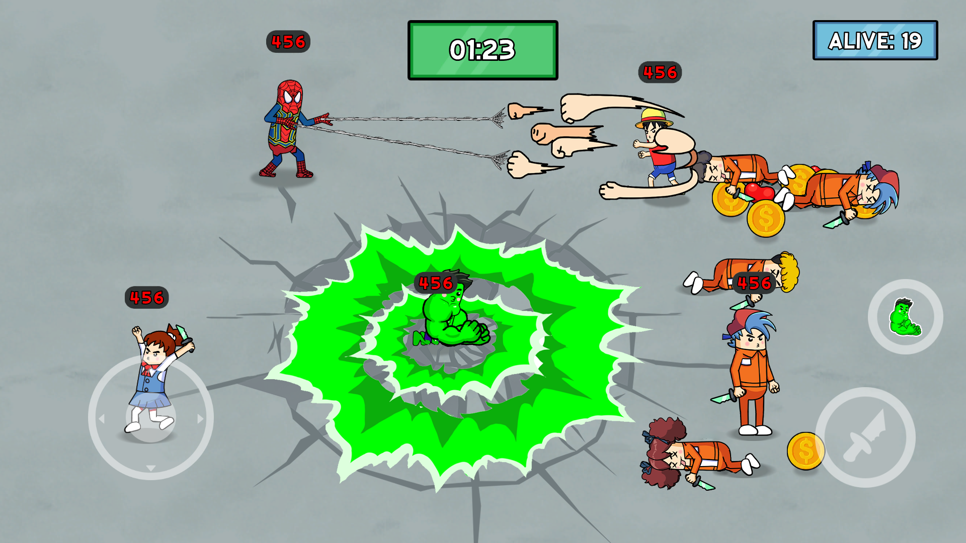 اسکرین شات 4 بازی Survival 456 With Super Hero
