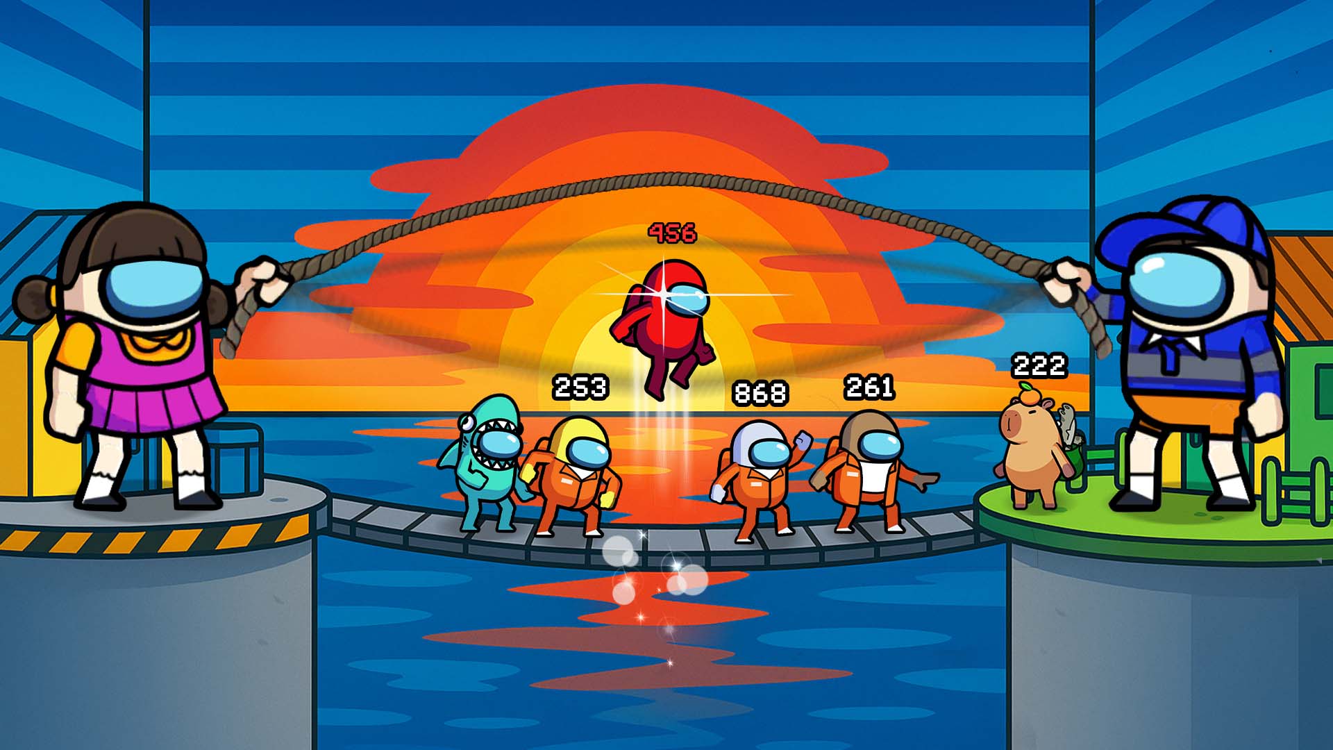 اسکرین شات 1 بازی Survival 456 But It's Impostor