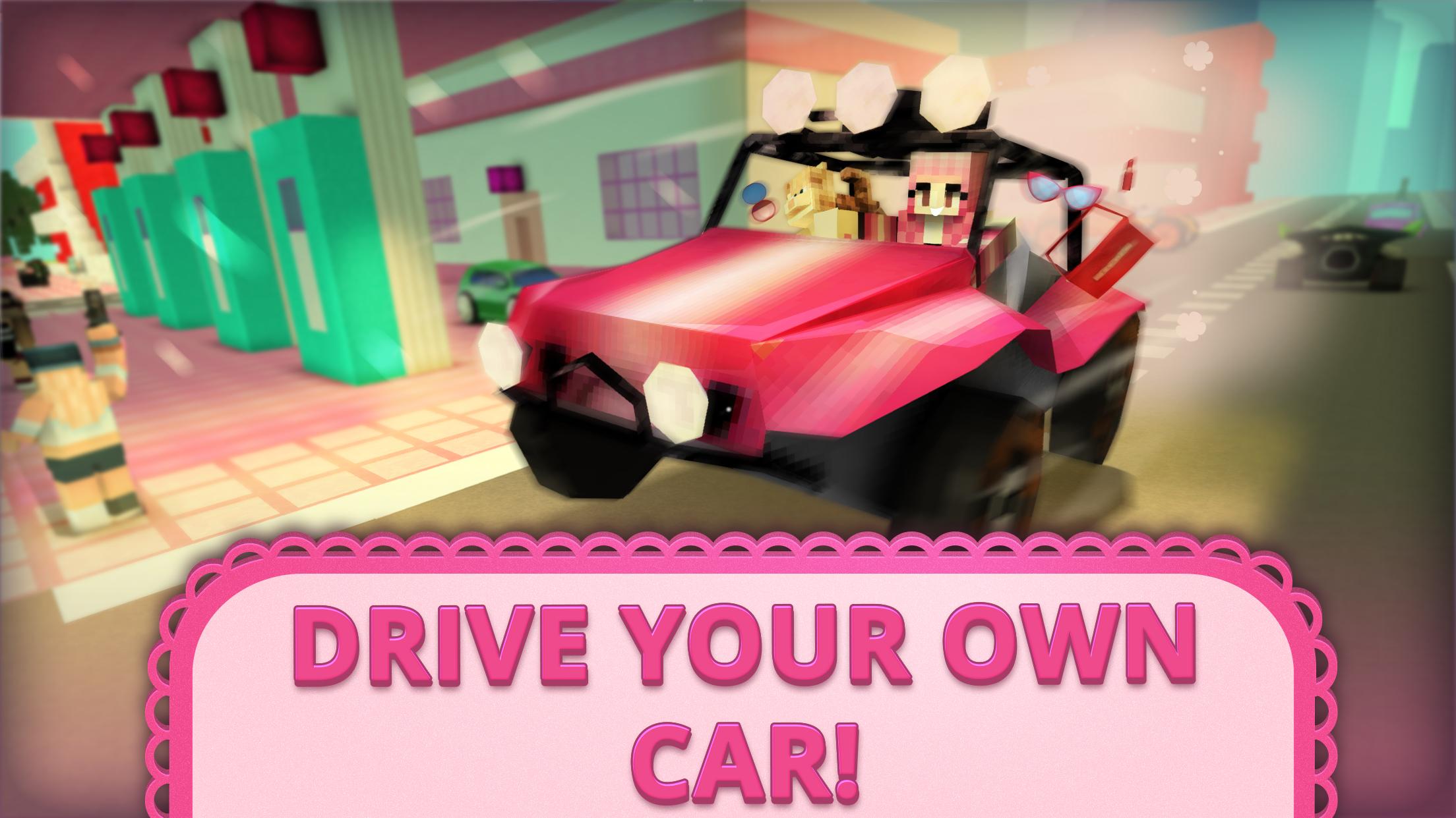 اسکرین شات 1 بازی Girls Car Craft GO Parking Awesome Games For Girls